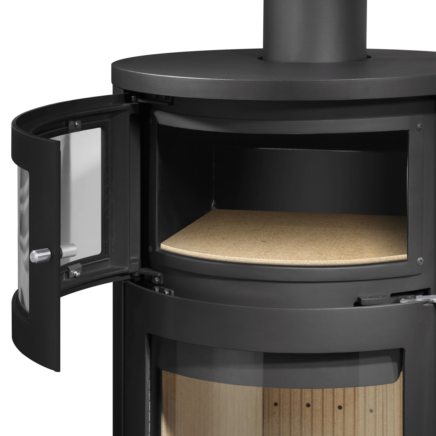 Oranier Polar Neo Bakery Kaminofen Stahl Schwarz - RESTPOSTEN