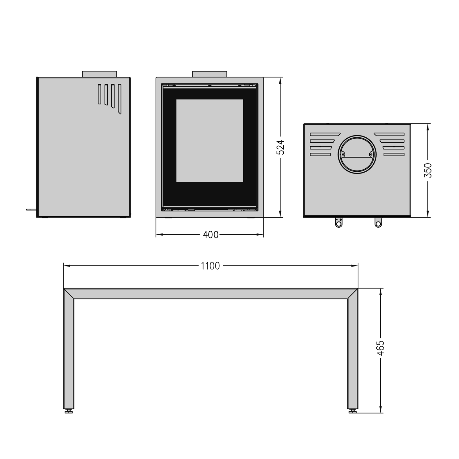 Spartherm Linear Module XS + Base D Spartherm Linear Module XS + Base D