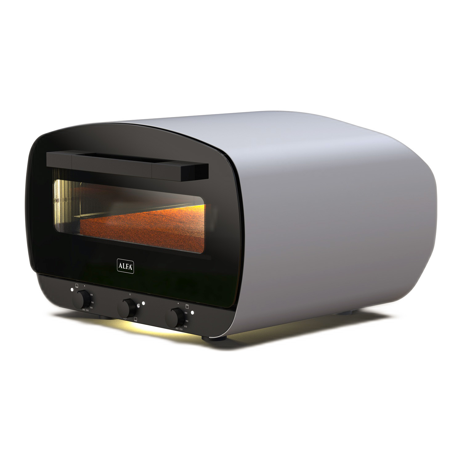 Alfa URBE Elektrischer Pizzaofen hellgrau Alfa URBE Elektrischer Pizzaofen hellgrau