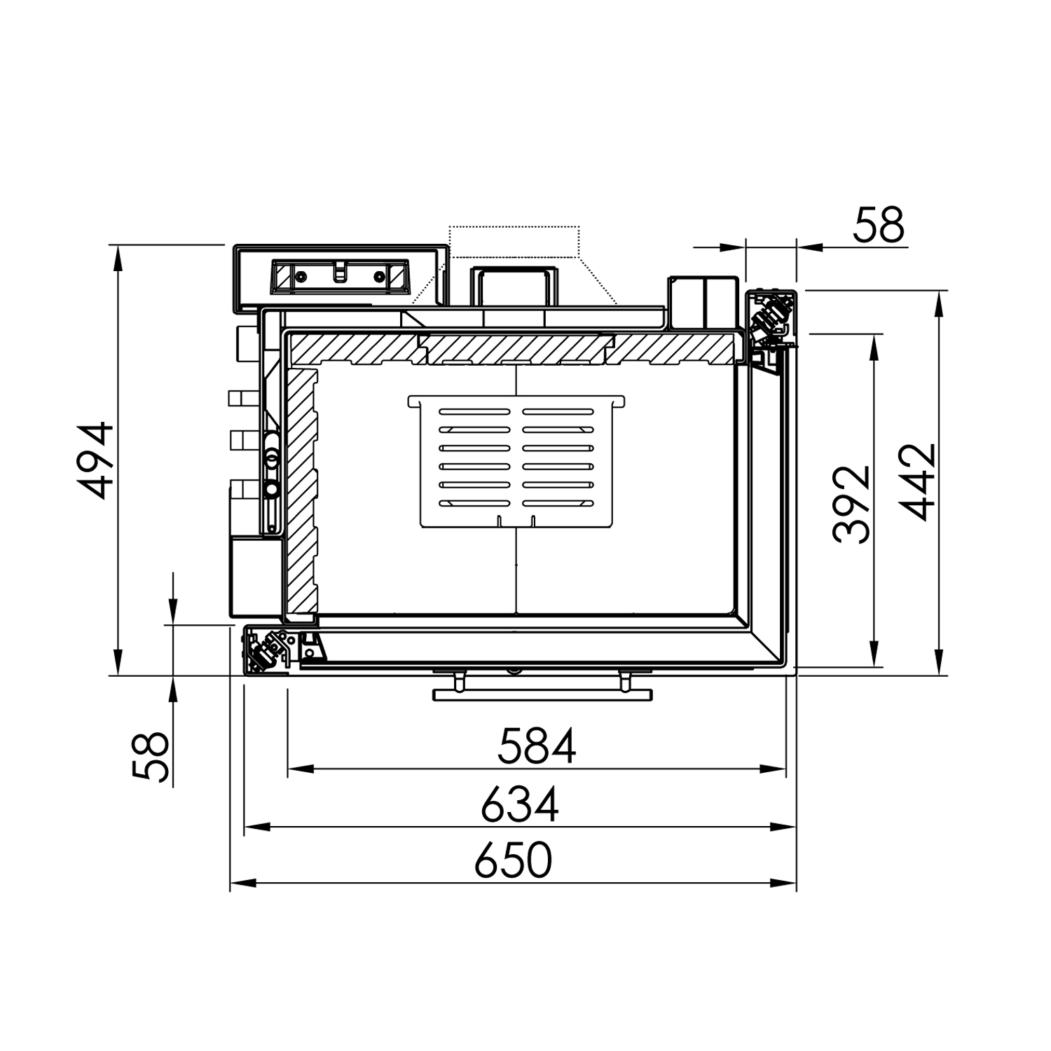 Spartherm Varia 2R-55h Kamineinsatz Ecke
