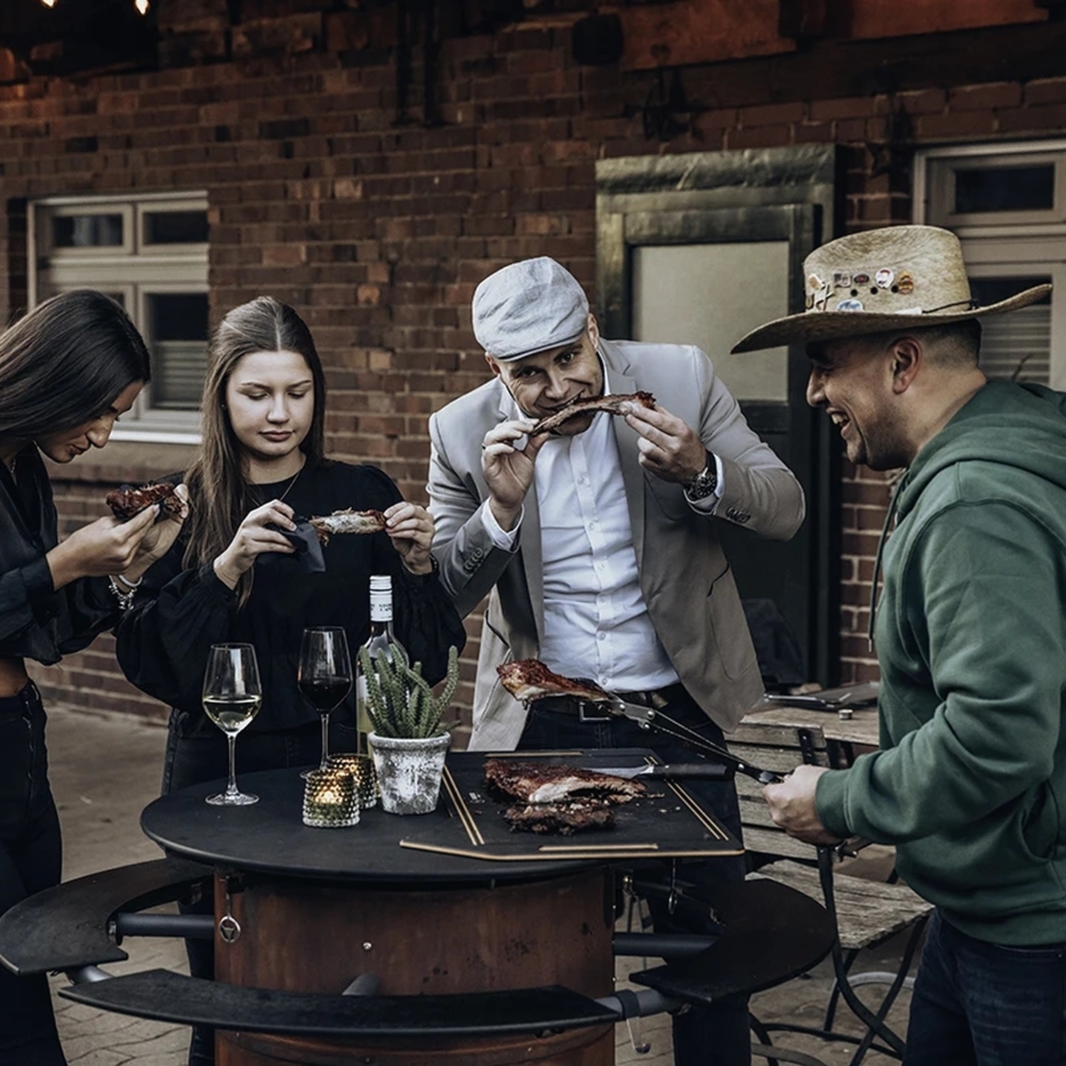 Moesta Tischplatte Paperplank schwarz für Bandit FirePlace
