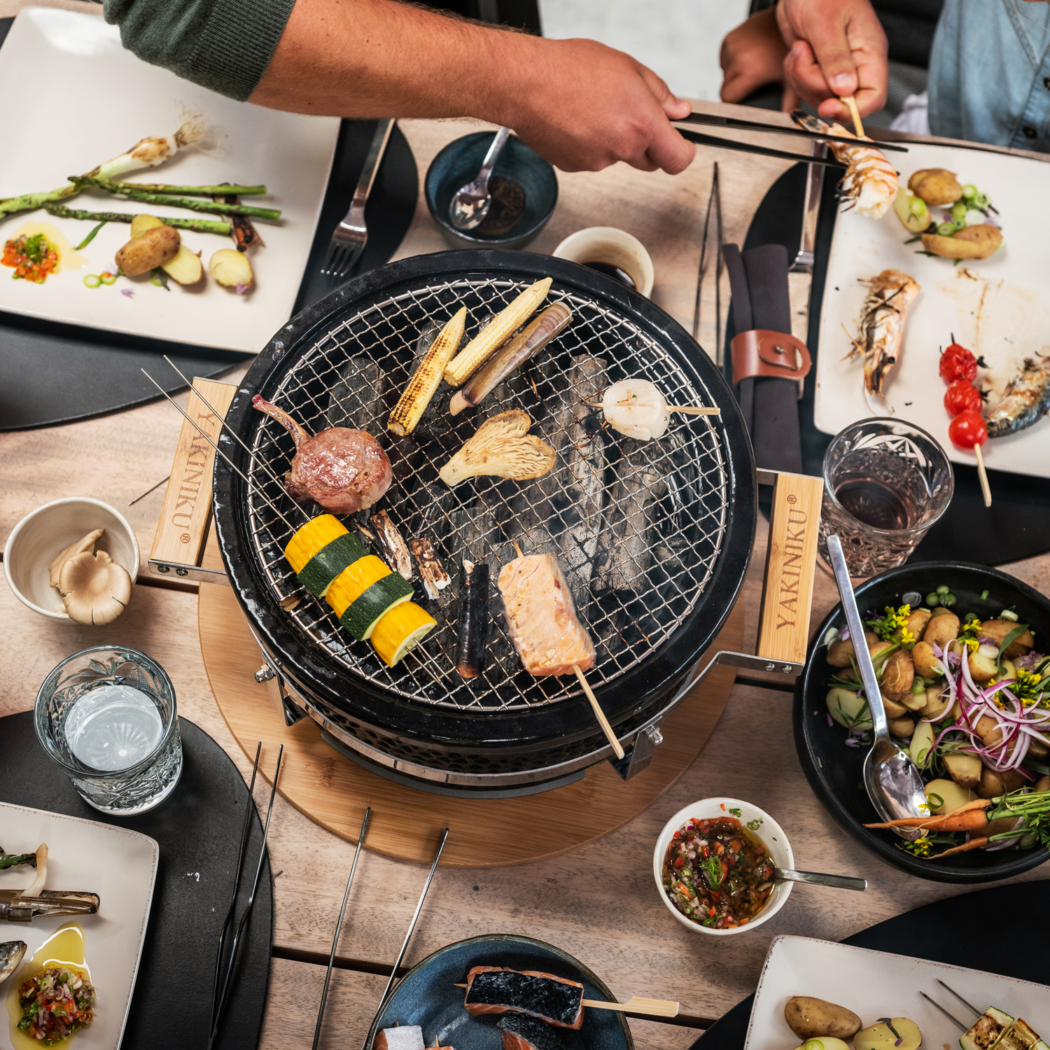 Yakiniku Shichirin Keramik Grill rund Ø 30cm Yakiniku Shichirin Keramik Grill rund Ø 30cm