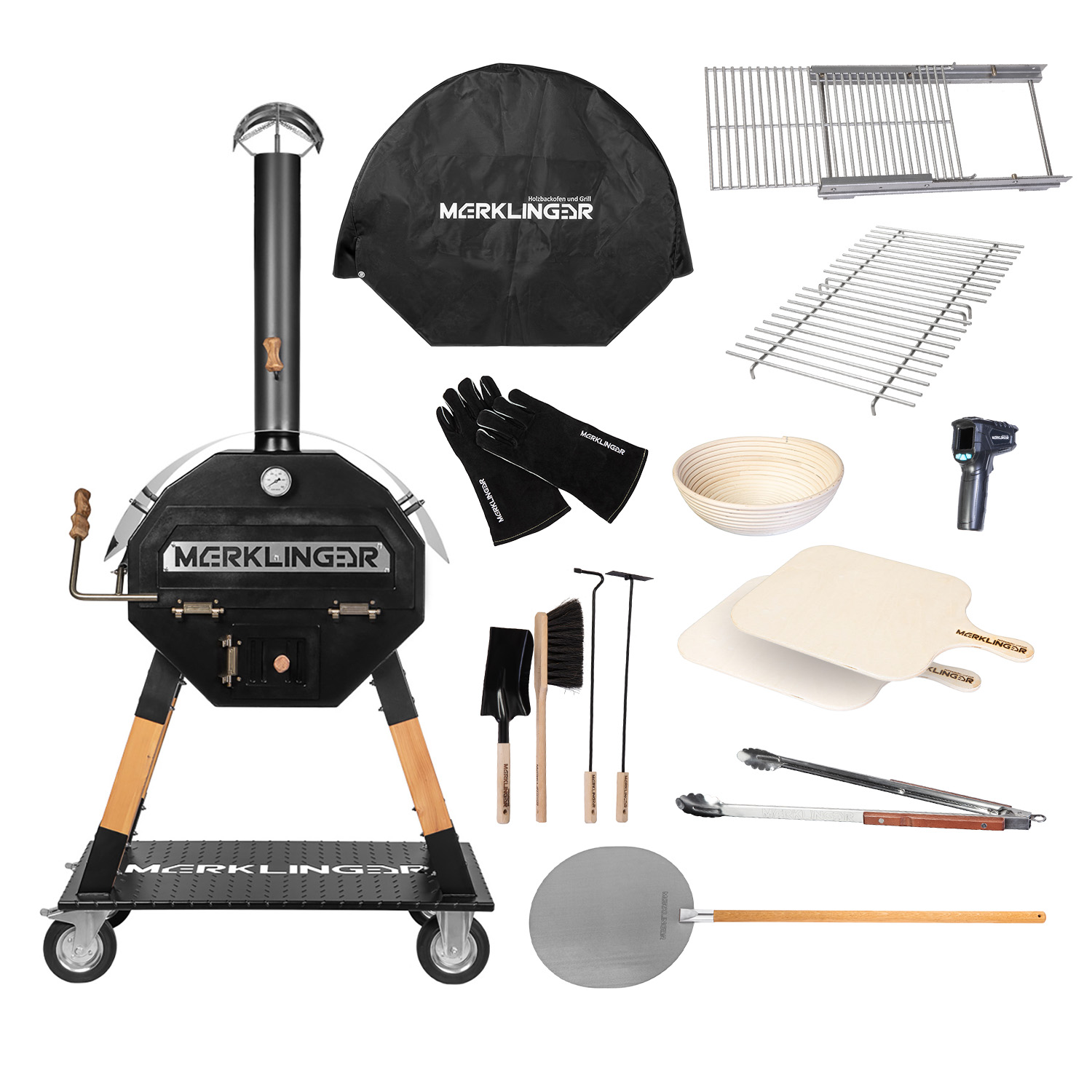 Der Merklinger Holzbackofen 800 HOT SUMMER SPECIAL inkl. Komplettset & Abdeckhaube Der Merklinger Holzbackofen 800 HOT SUMMER SPECIAL inkl. Komplettset & Abdeckhaube