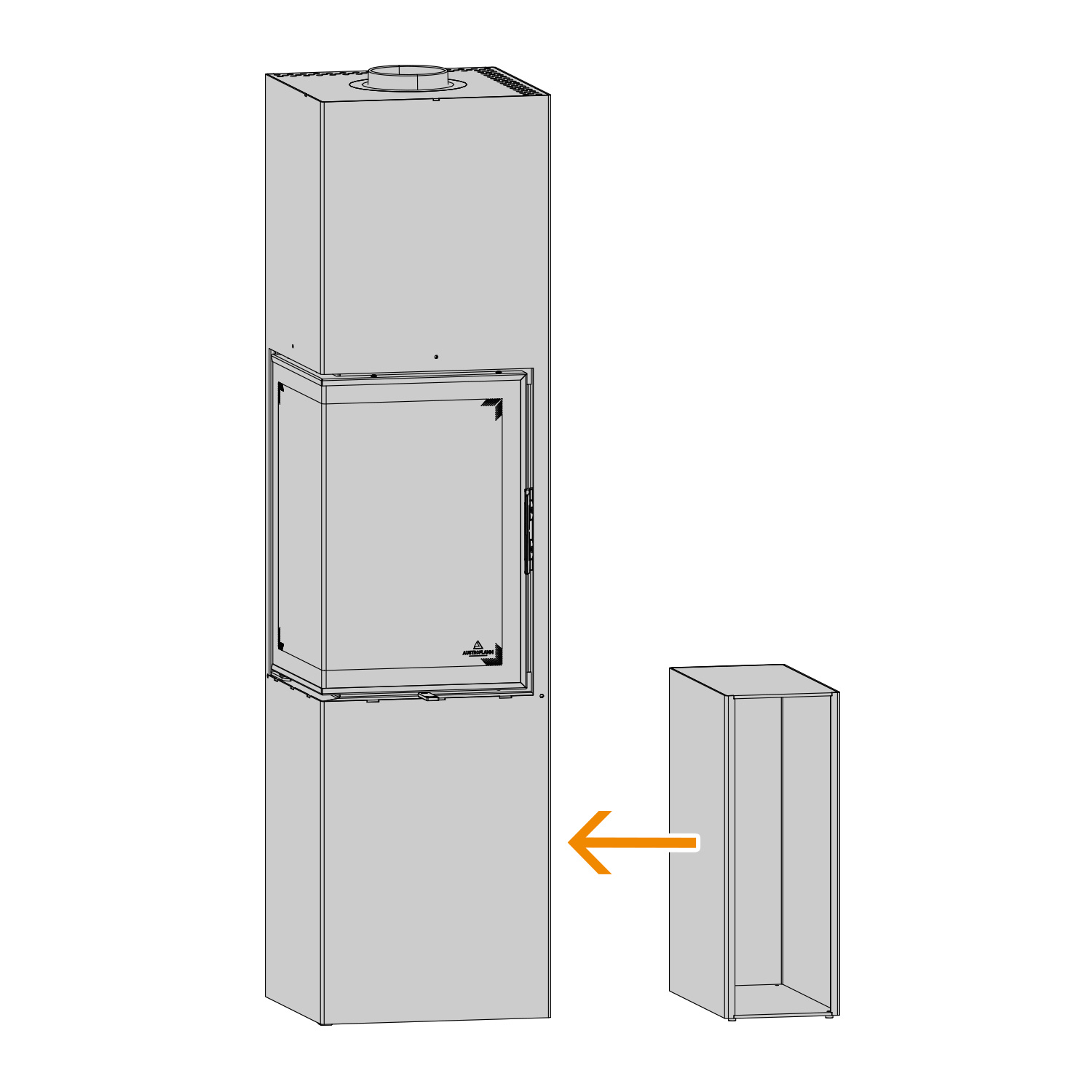 Austroflamm Slim 3.0 Beistellbox