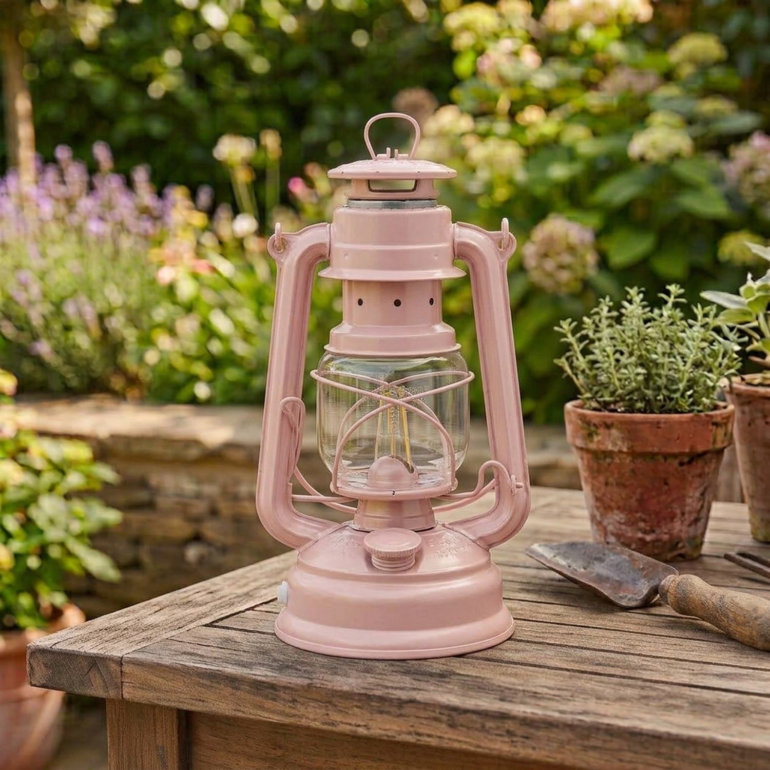 Feuerhand Baby Special 276 LED Laterne Rosé