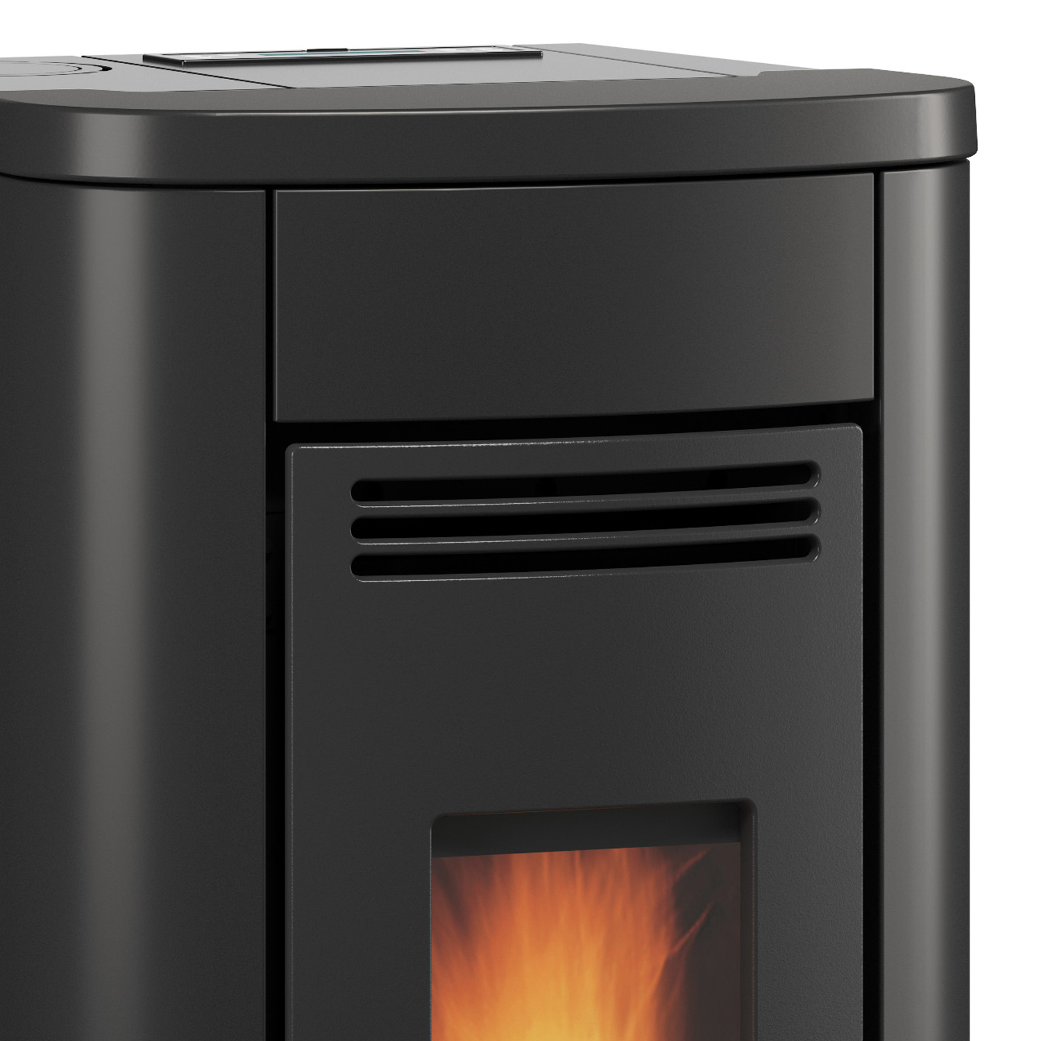 Extraflame Klaudia Pelletofen Stahl Schwarz