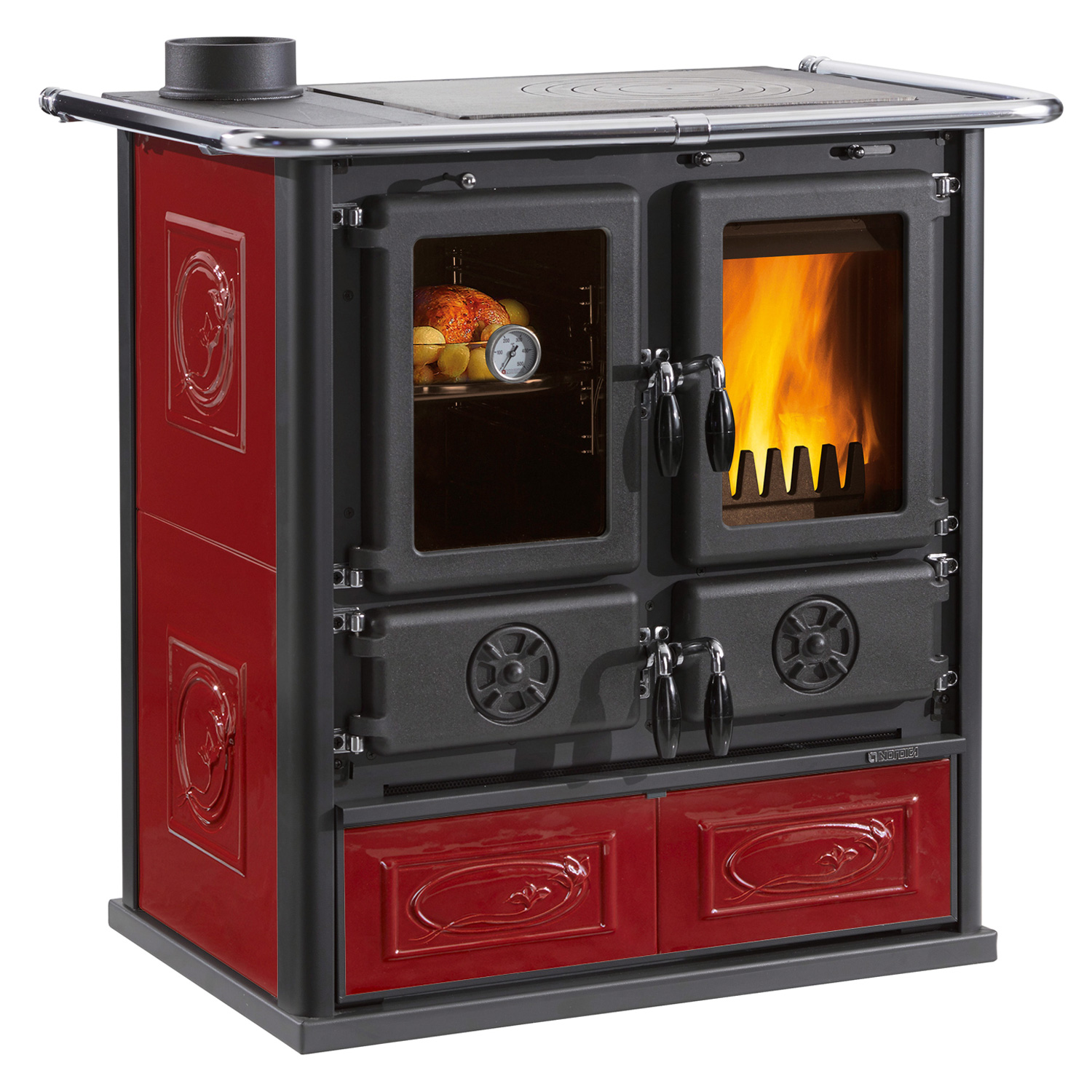 La Nordica Rosetta SX. 16 Küchenofen Liberty Bordeaux