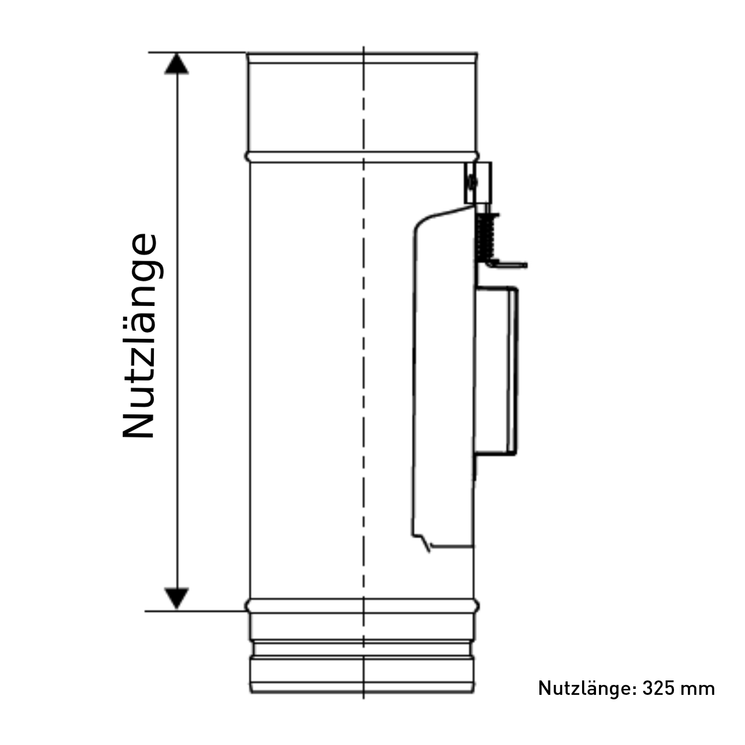 Schiedel PRIMA PLUS Reinigungselement Ø150 mm einwandig matt