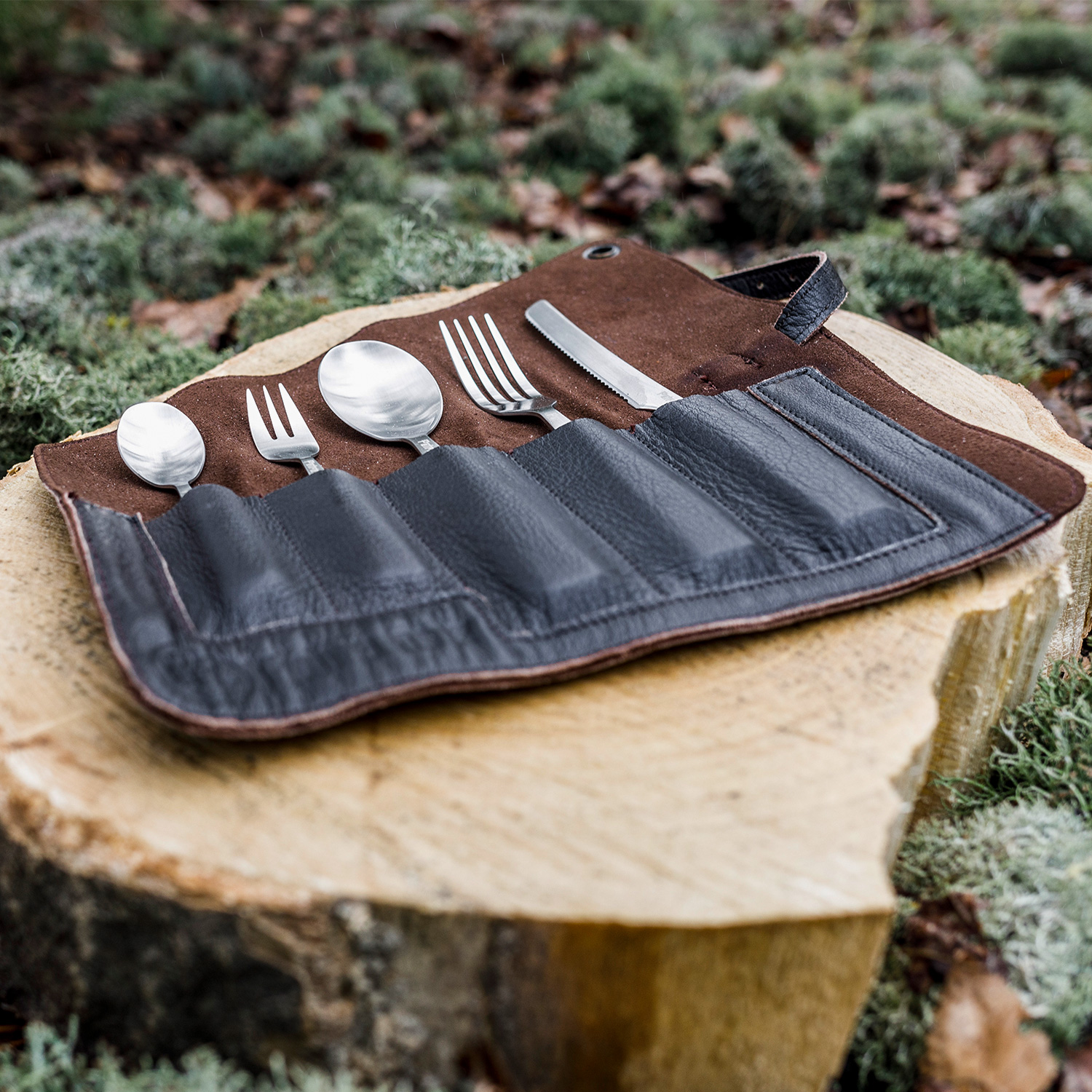 Petromax Bestecktasche aus Leder