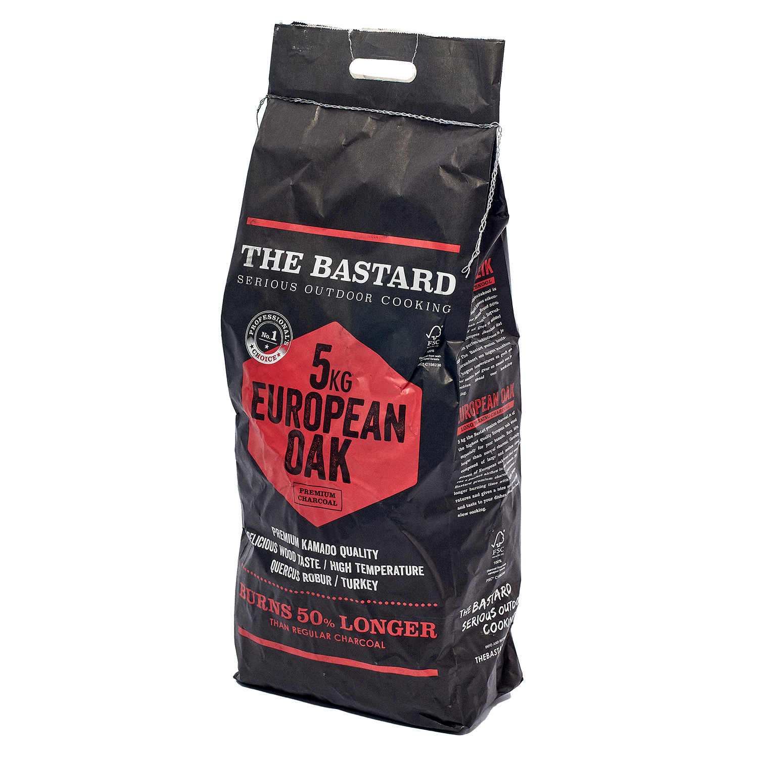 The Bastard European Oak Holzkohle 5 kg The Bastard European Oak Holzkohle 5 kg