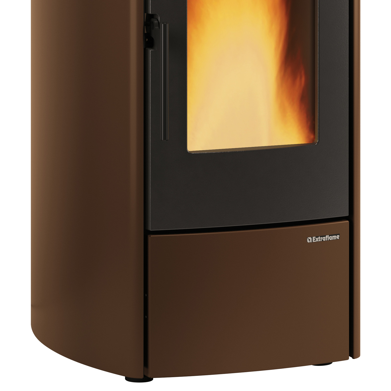 Extraflame Marina Idro H13 Wasserführender Pelletofen Stahl Bronze
