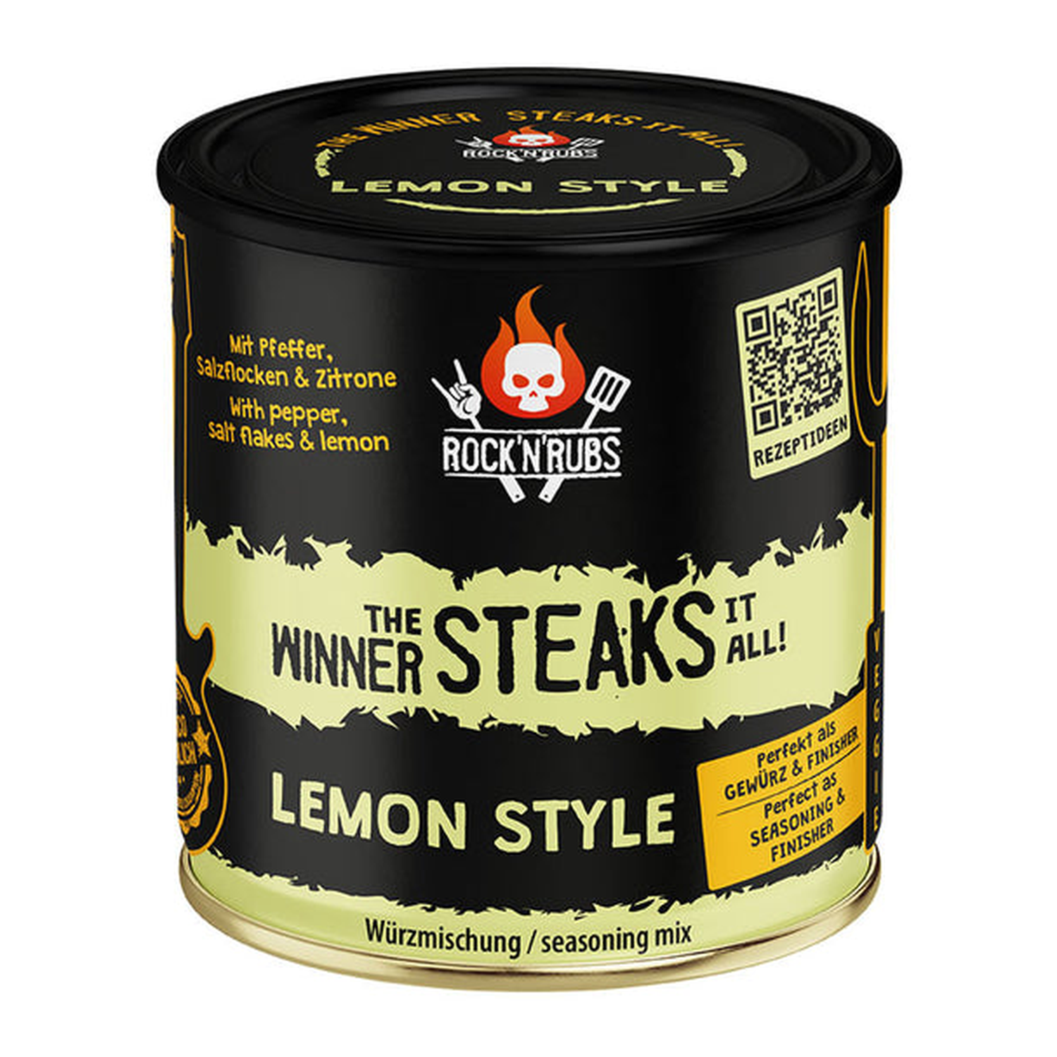 Rock n Rubs Gold Line The winner steaks it all - Lemon Style 140g