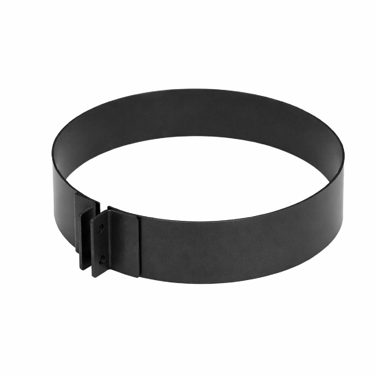 Raik Izoker Rohrschelle 150mm schwarz doppelwandig für Rauchrohr / Ofenrohr