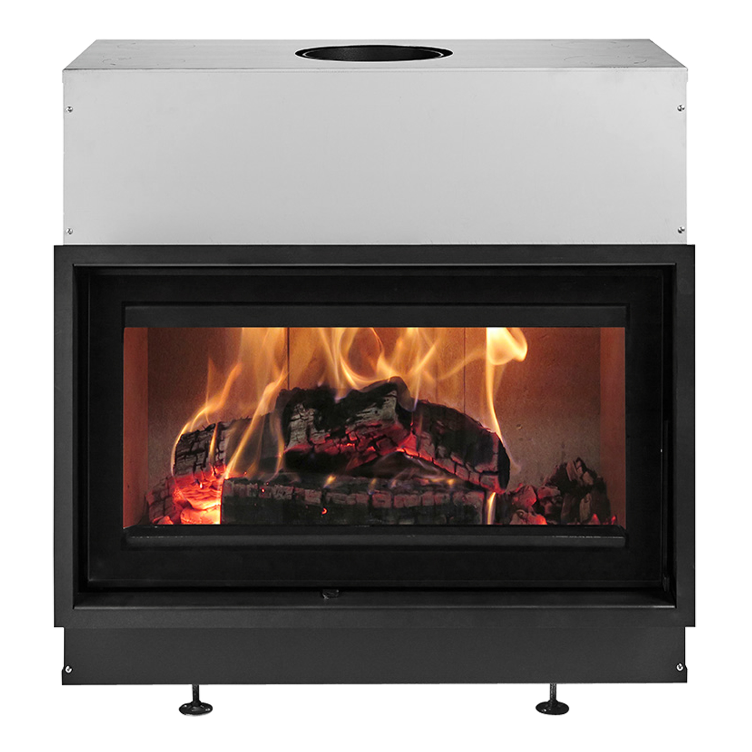 Dovre Vista 802C/V2 Kamineinsatz mit Vermiculit-Platten im Brennraum Dovre Vista 802C/V2 Kamineinsatz mit Vermiculit-Platten im Brennraum