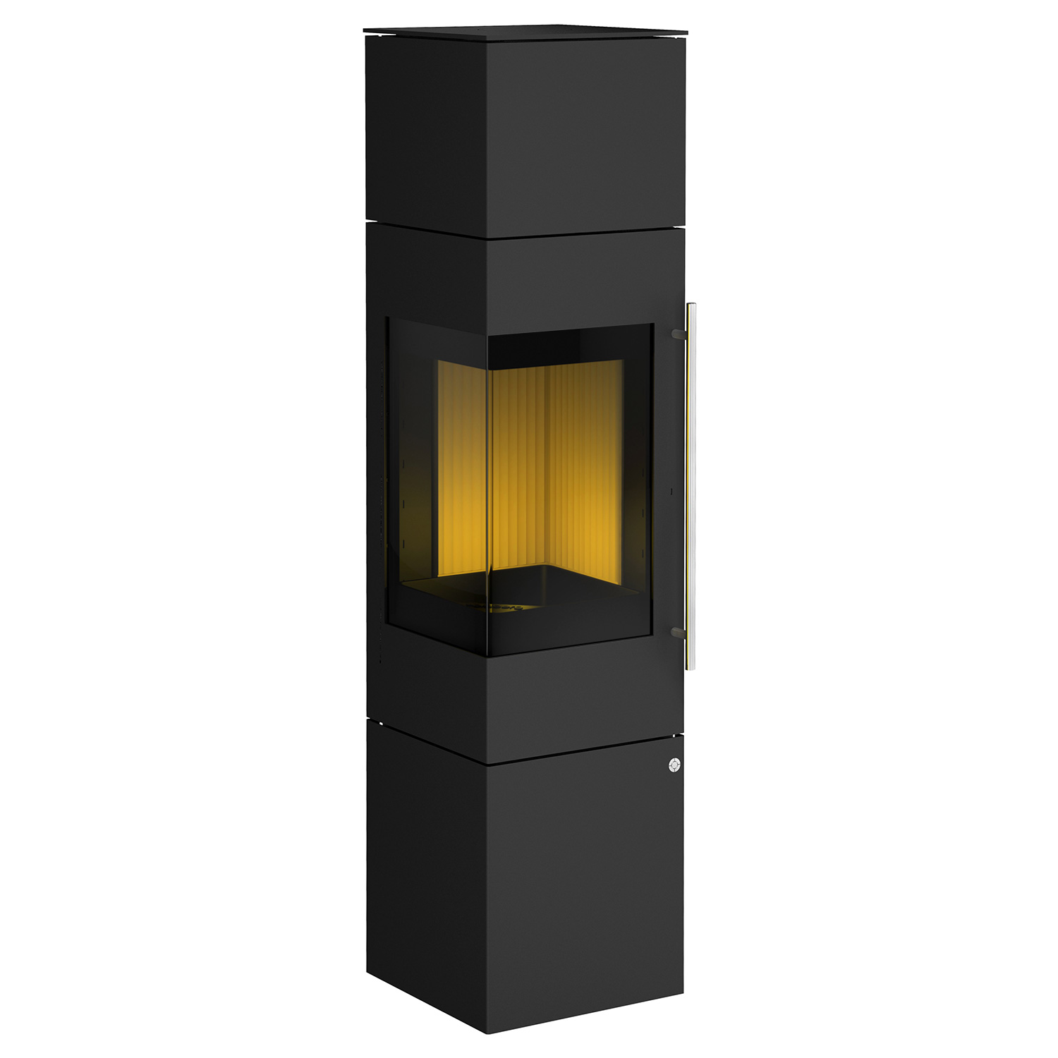 Olsberg Ipala Smart Compact Kaminofen Türanschlag links mit PowerBloc!-Aufsatz Olsberg Ipala Smart Compact Kaminofen Türanschlag links mit PowerBloc!-Aufsatz