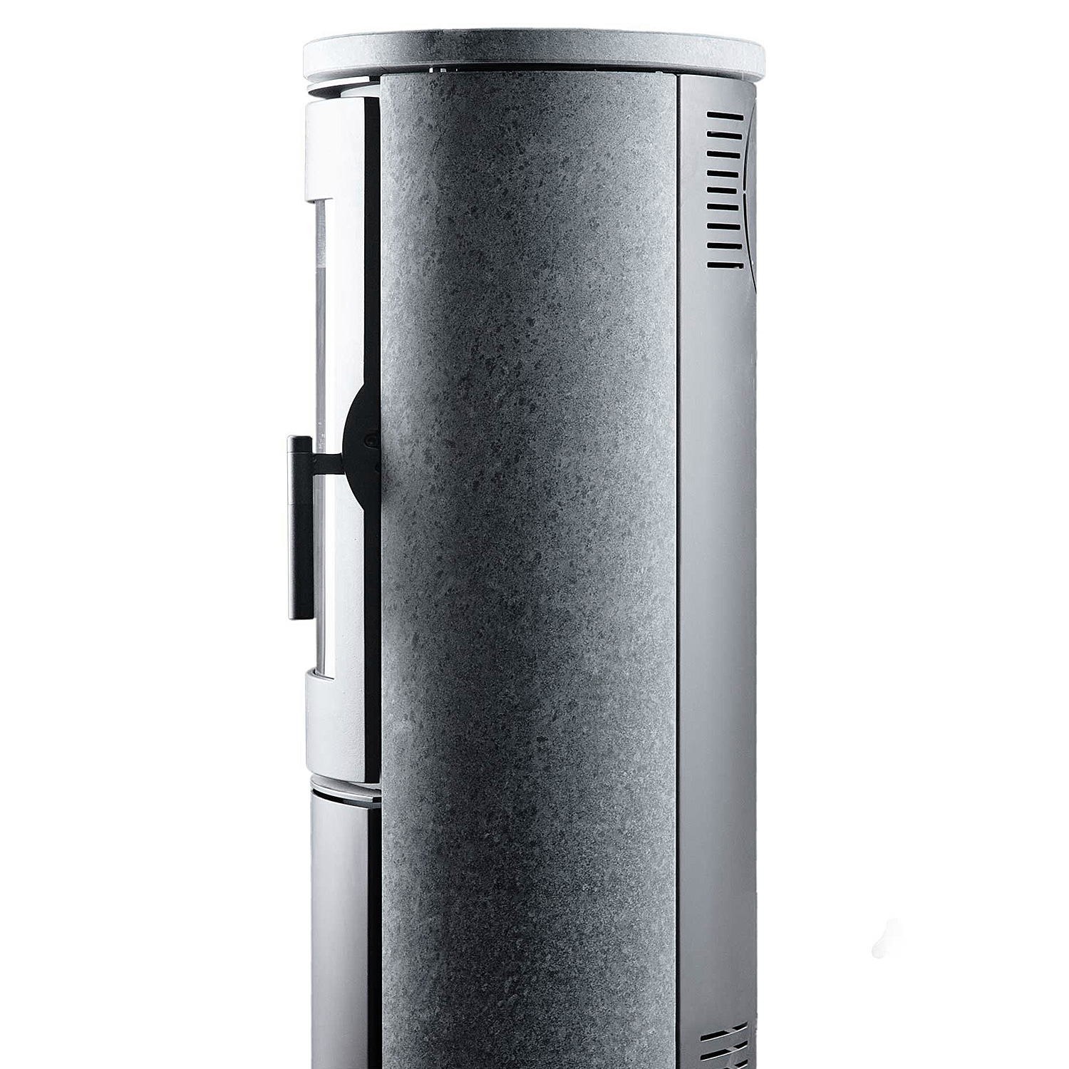 Novaline Zara Kaminofen Stahl Schwarz / Speckstein-Optik Novaline Zara Kaminofen Stahl Schwarz / Speckstein-Optik