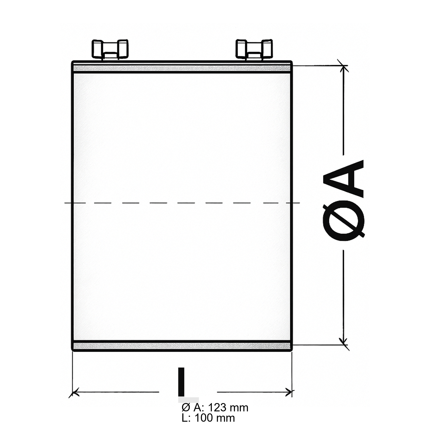 Schiedel Körperschallabsorber Ø113 mm für Festbrennstoffe matt