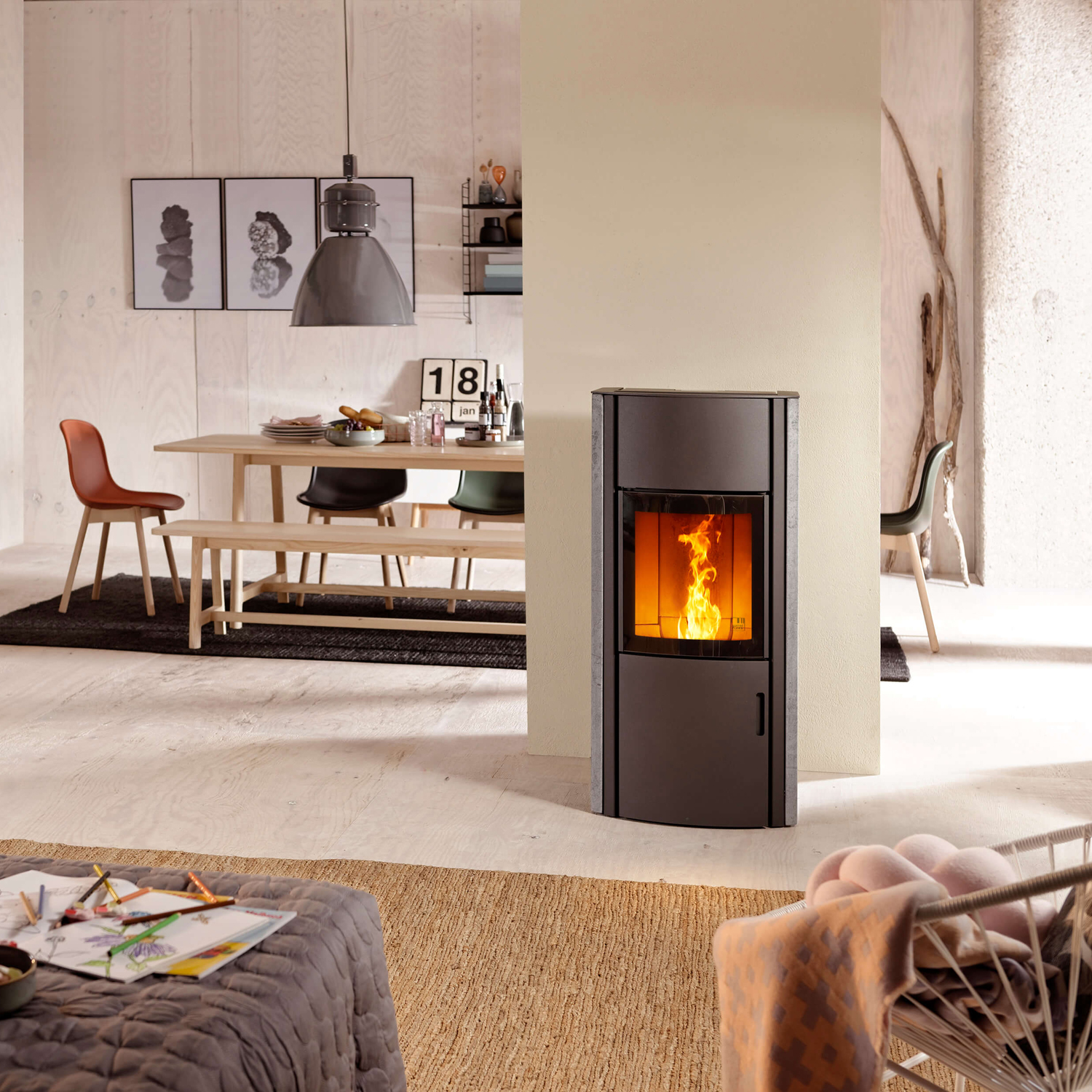 Austroflamm Polly light Pelletofen Speckstein - Restbestand