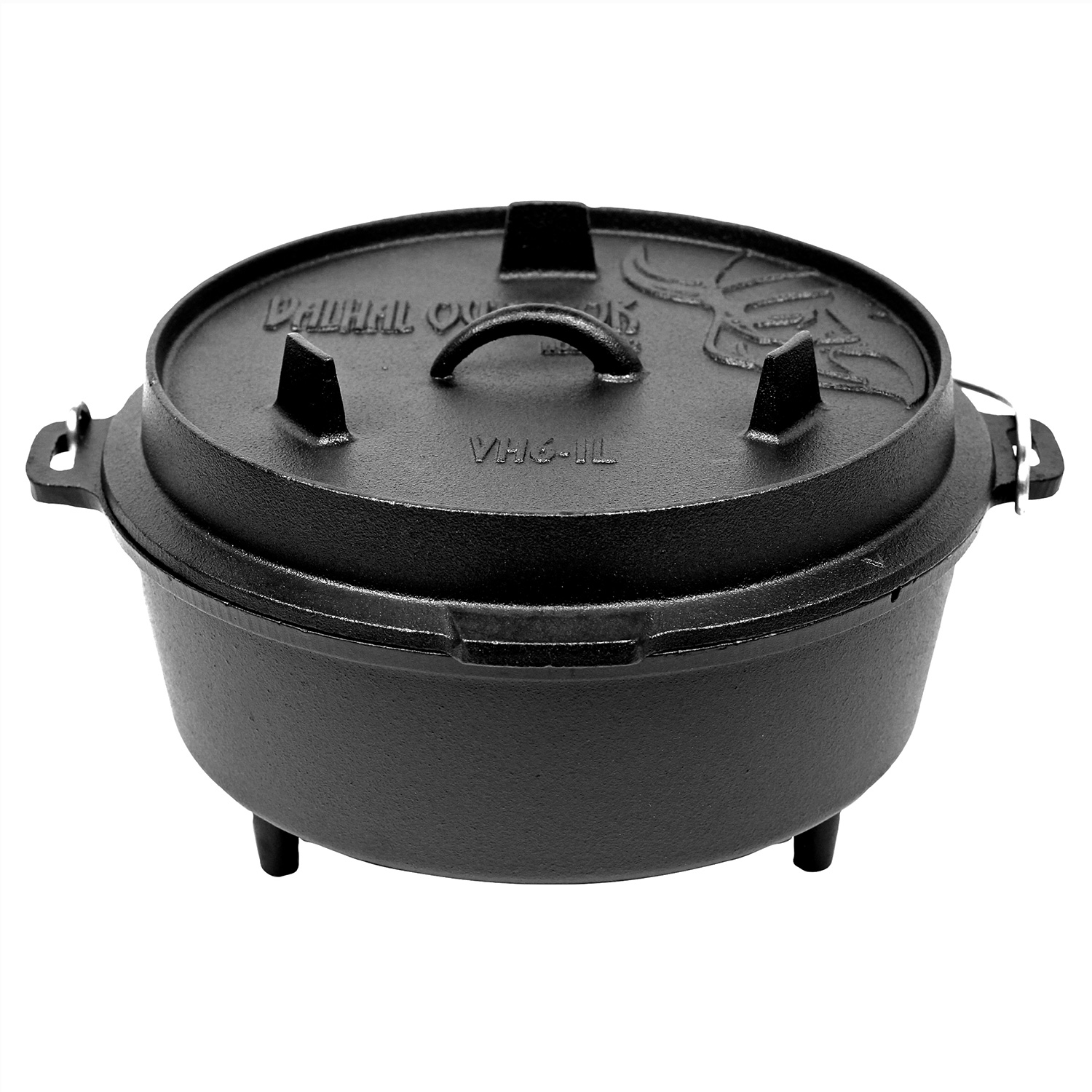 Valhal Outdoor Dutch Oven 6,1 l mit Füßen Valhal Outdoor Dutch Oven 6,1 l mit Füßen