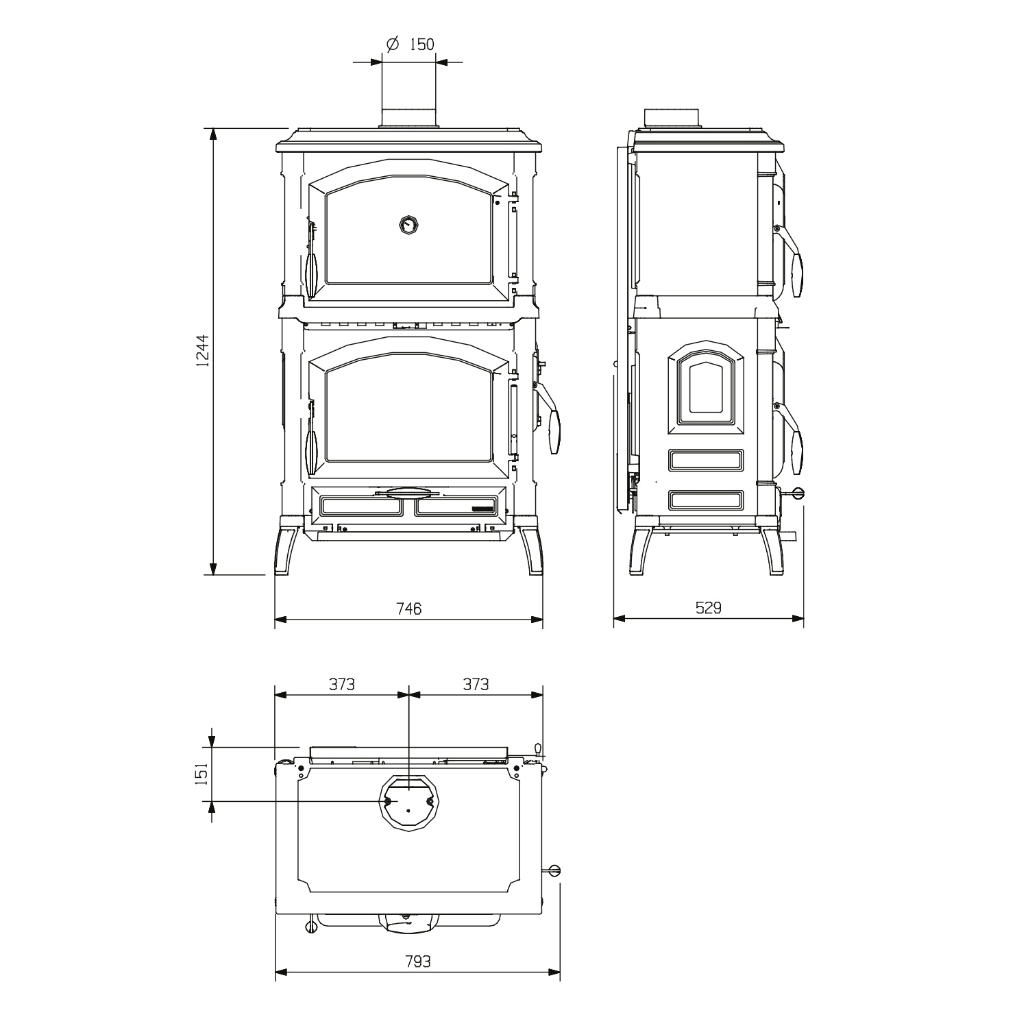 La Nordica Isotta Forno 16 Kaminofen