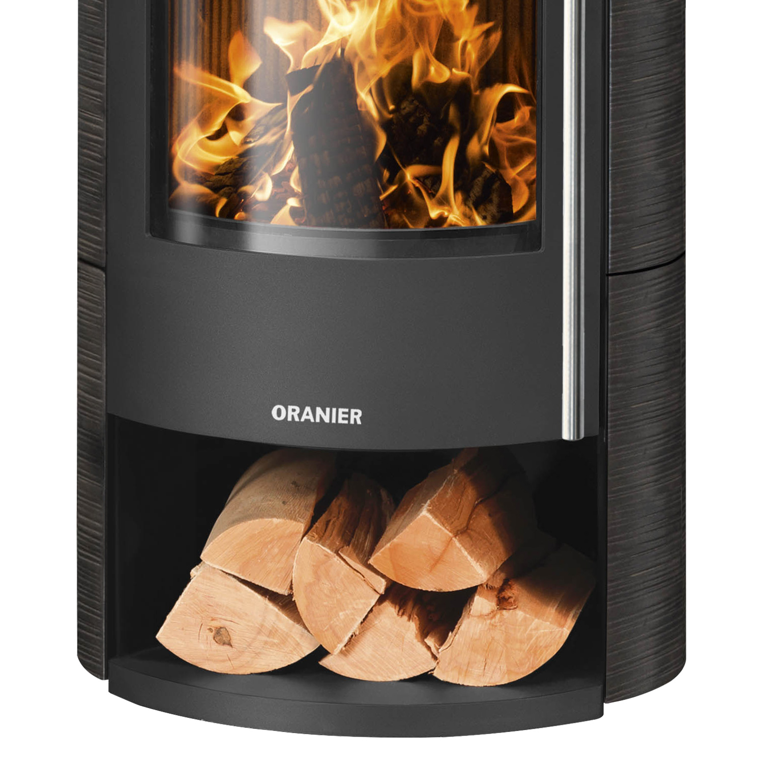 Oranier Polar Neo 6 Kaminofen Stahl Schwarz / Keramik Namib, DIBt