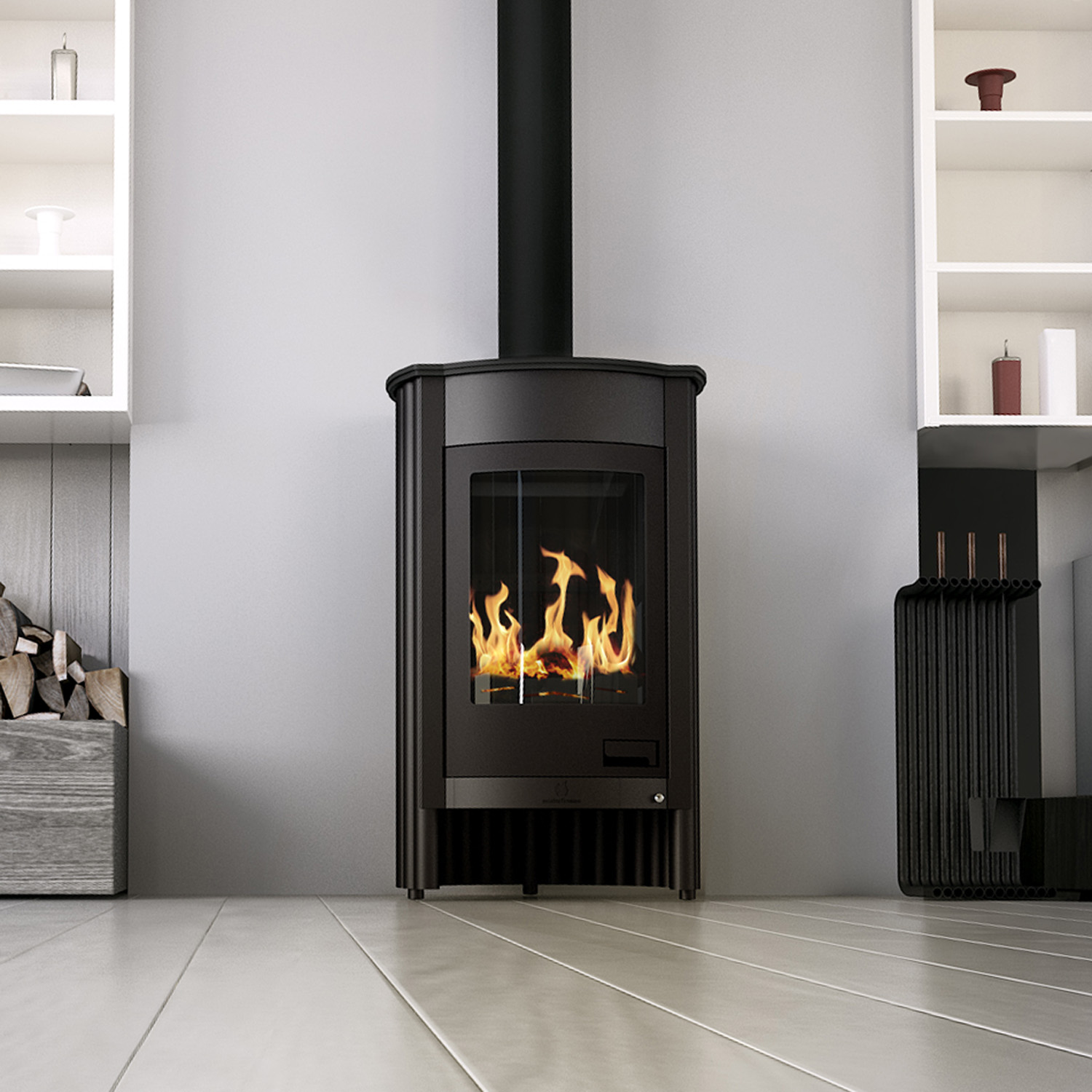 Warmluftofen Masterflamme Medie I Black Warmluftofen Masterflamme Medie I Black
