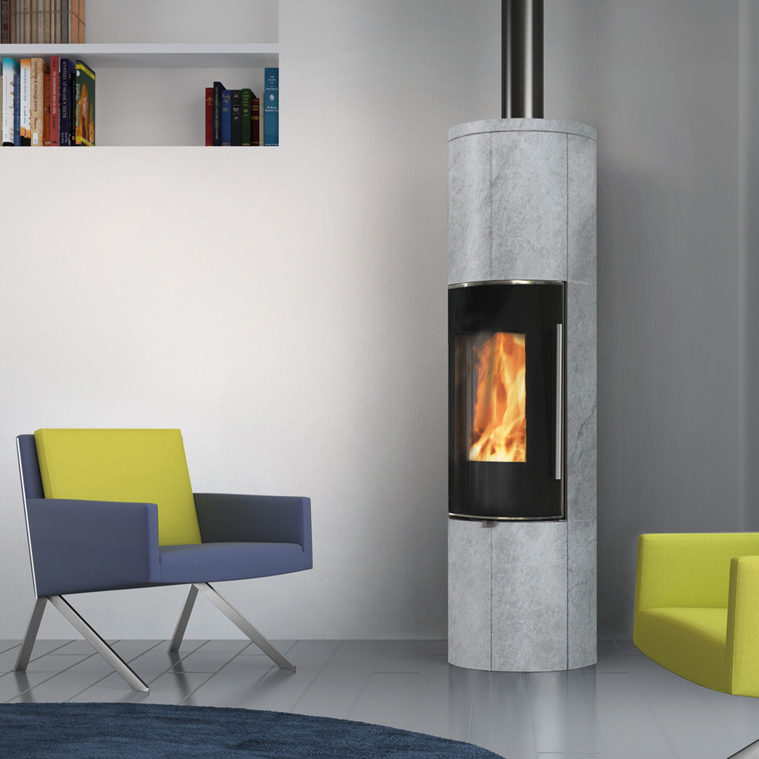 Edilkamin Tally 8 Up S Kaminofen Speckstein