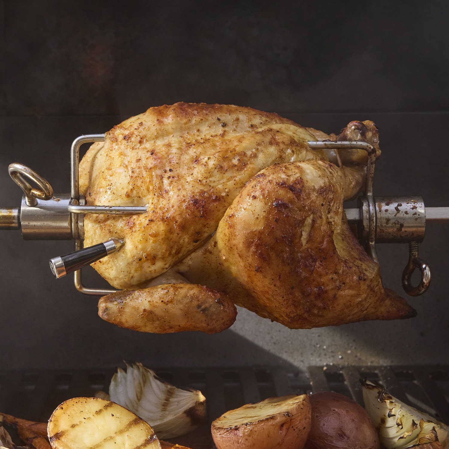 Weber Smartes kabelloses Grillthermometer inkl. Ladegerät schwarz