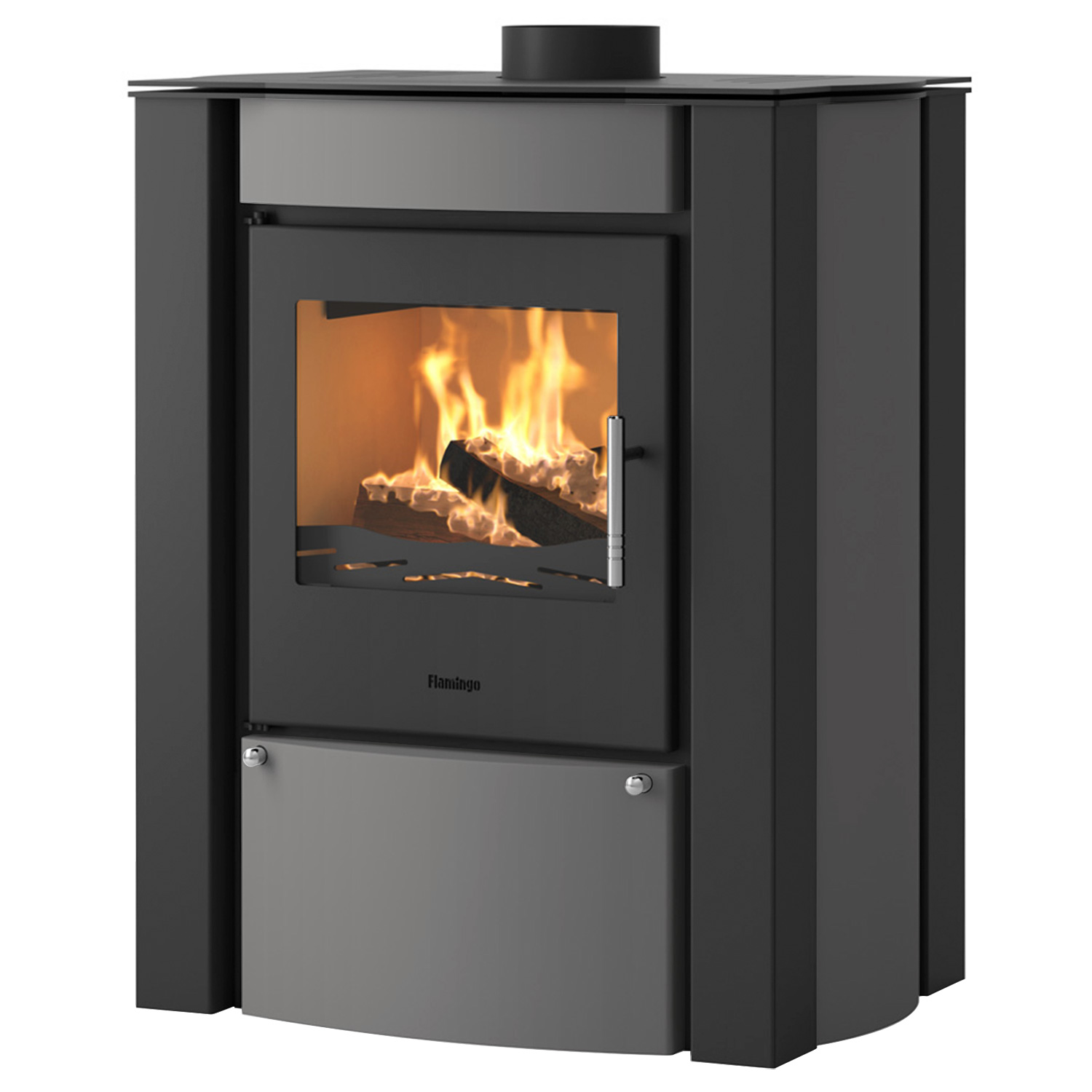 HS Flamingo AMOS Kaminofen Grey HS Flamingo AMOS Kaminofen Grey