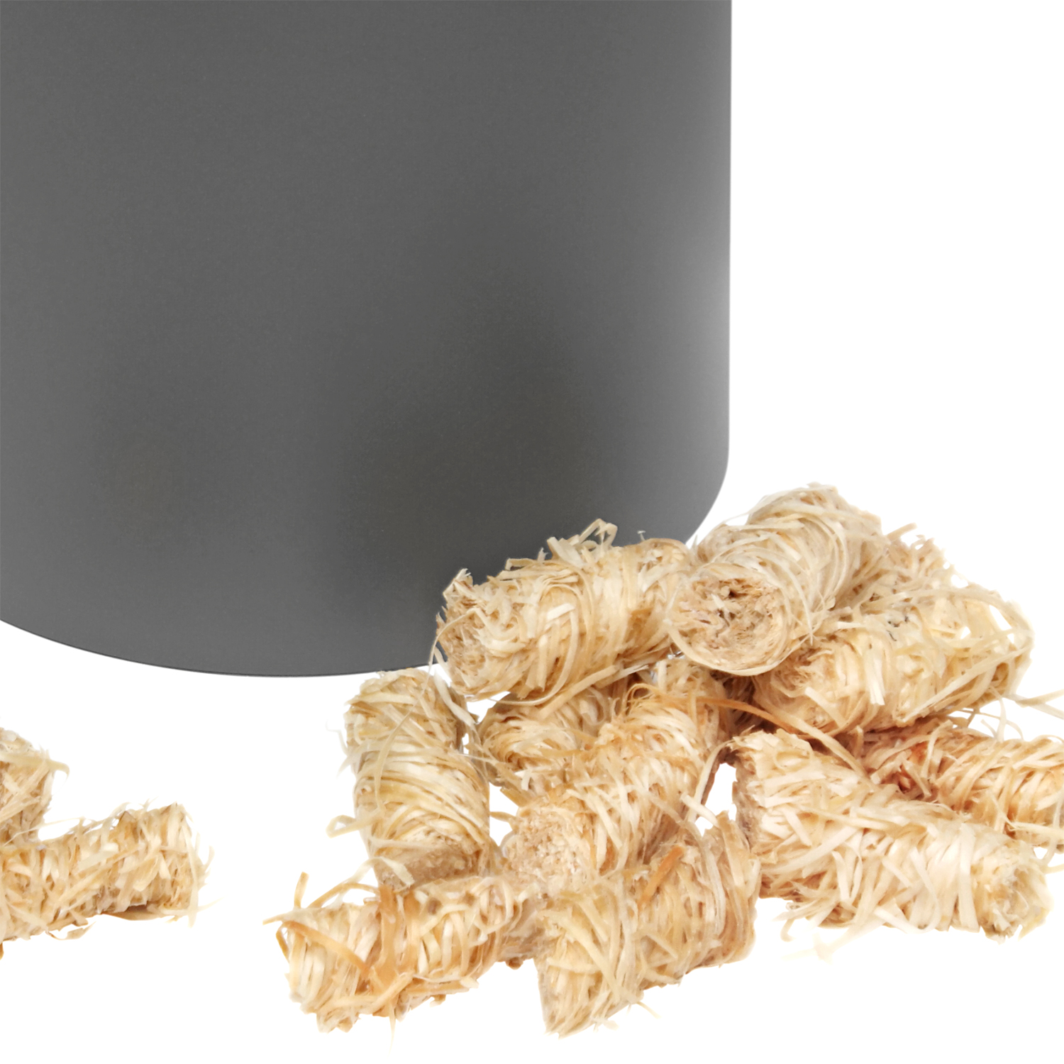 Raik Kaminbesteck mit Holzgriff, 3-teilig, grau + RITZ Bio-Kaminanzünder Raik Kaminbesteck mit Holzgriff, 3-teilig, grau + RITZ Bio-Kaminanzünder