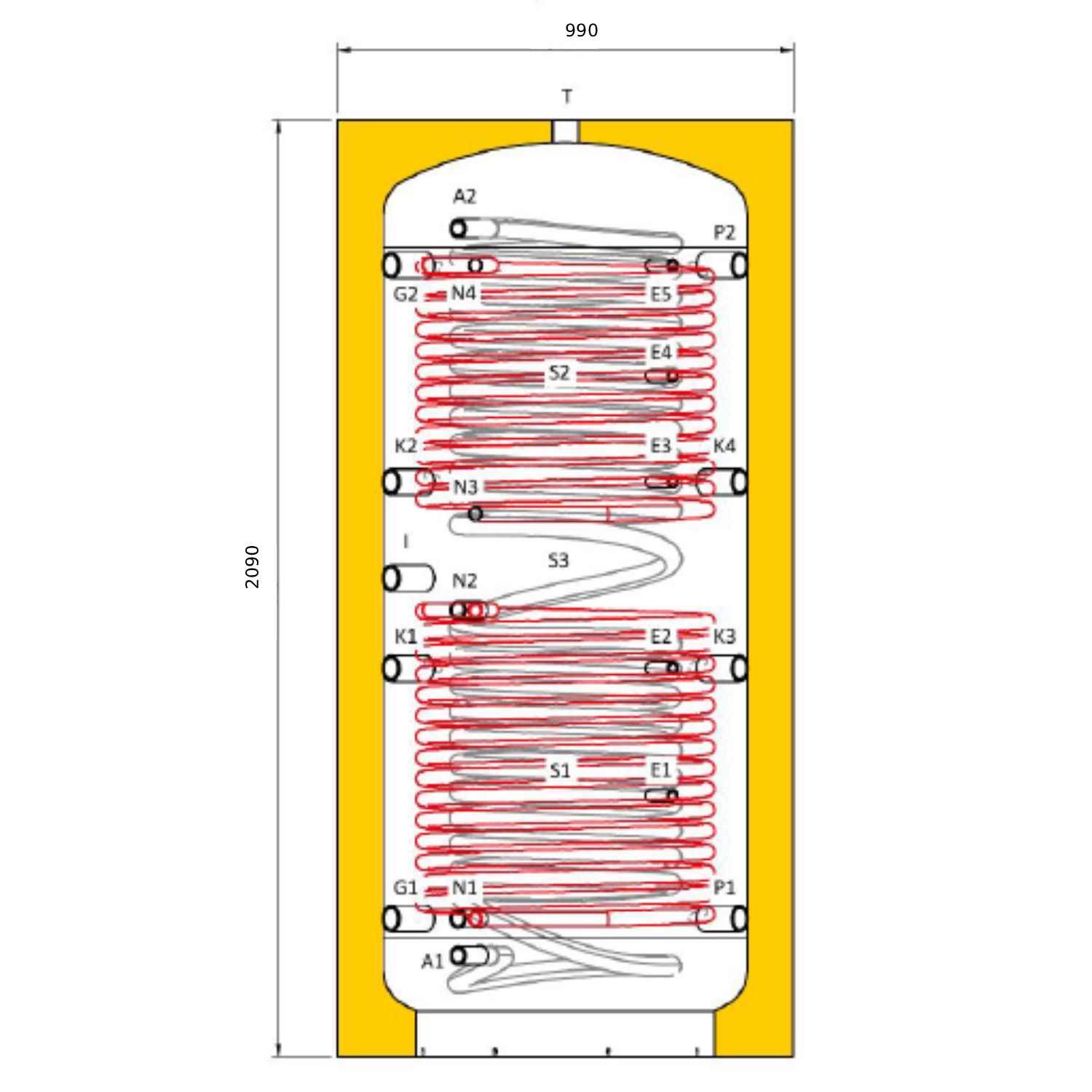 Laddotank COMBI PLUS C Hygienespeicher 1.000 L