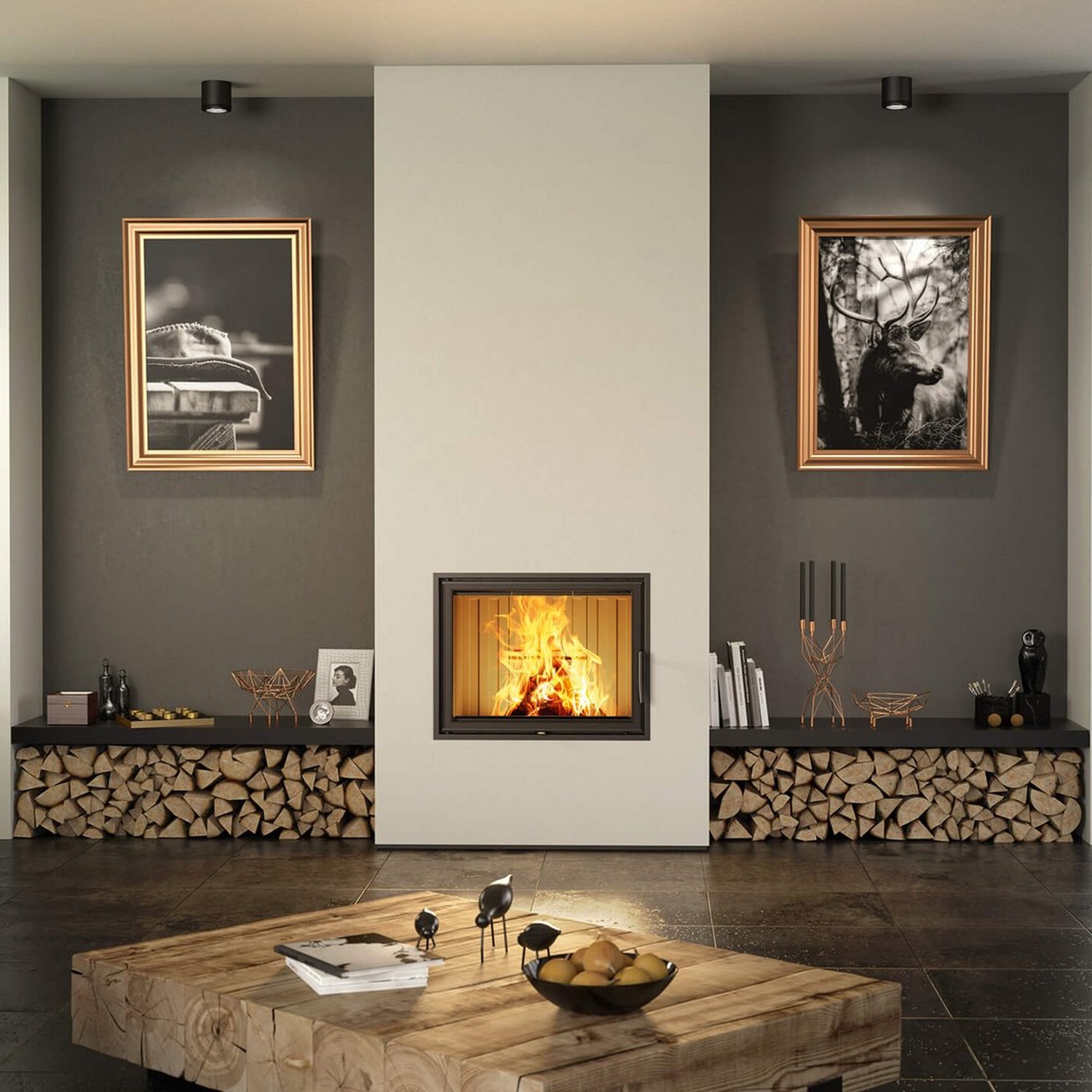 Spartherm Varia 1V Kamineinsatz rechts 1483 180 mm