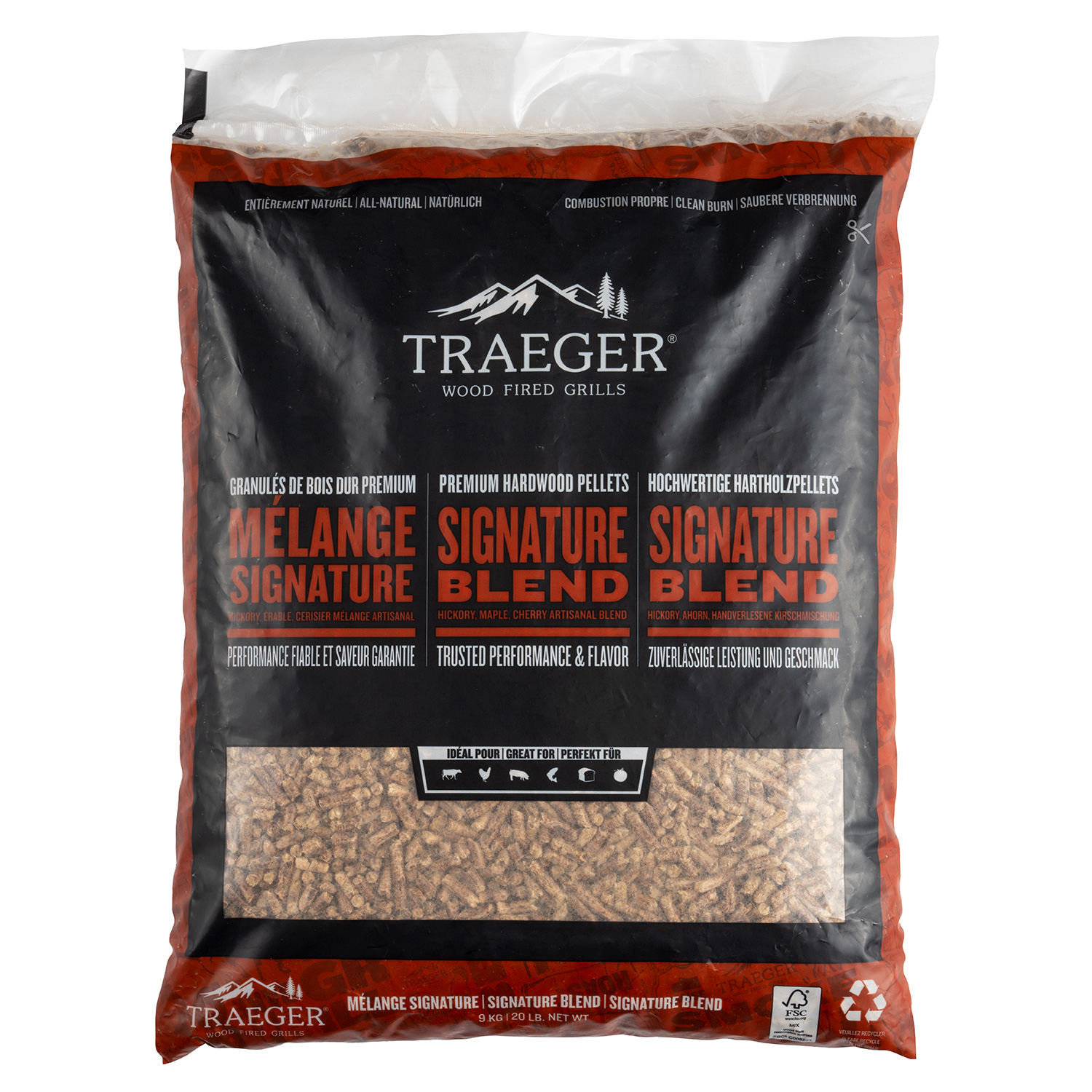 Traeger Hartholzpellets Signature Blend 9 kg Traeger Hartholzpellets Signature Blend 9 kg