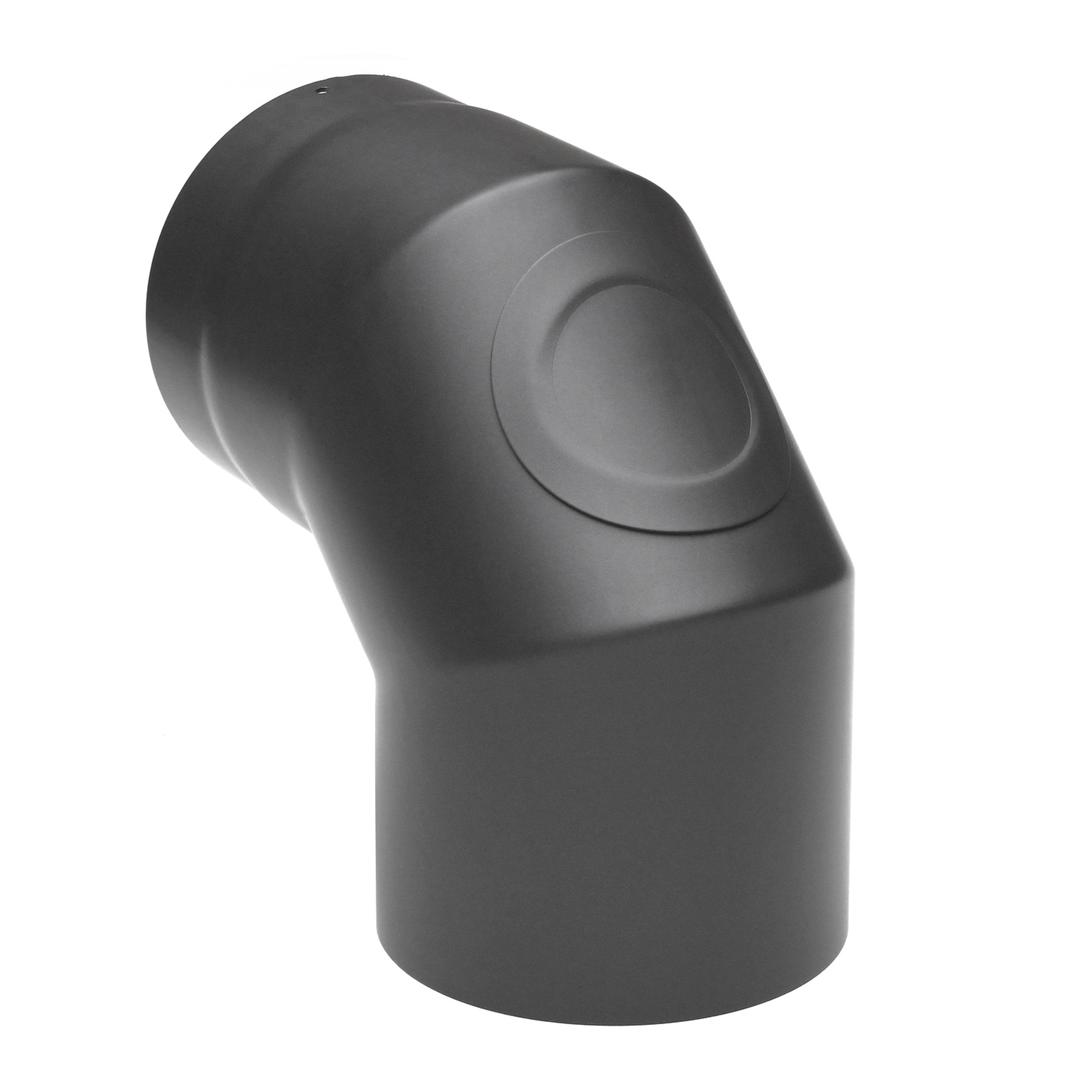 Raik Basic Rauchrohrbogen 160mm gussgrau 90° mit Tür für Rauchrohr / Ofenrohr