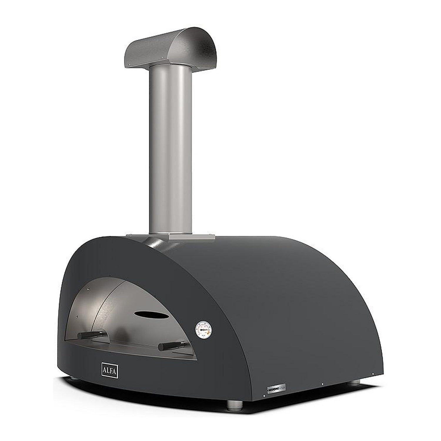 Alfa Moderno 5 Pizze Gas-Pizzaofen schiefergrau 50 mBar