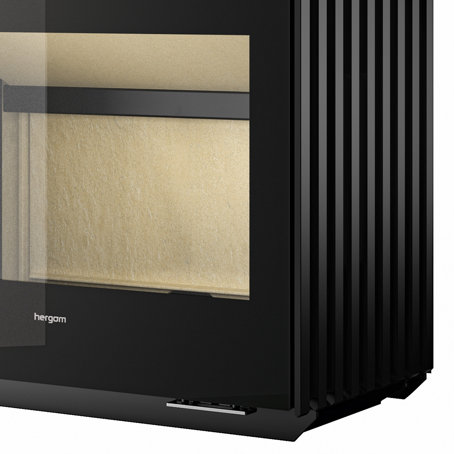 Hergom Glance LVP Kaminofen Gusseisen Schwarz Hergom Glance LVP Kaminofen Gusseisen Schwarz