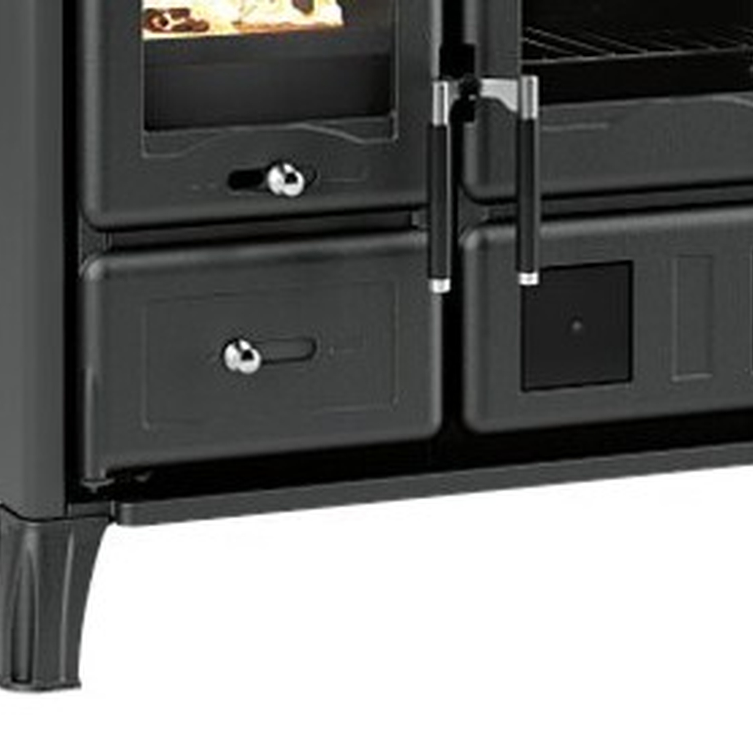 La Nordica GARDENIA.16 STEEL - Anthrazit Schwarz Küchenofen