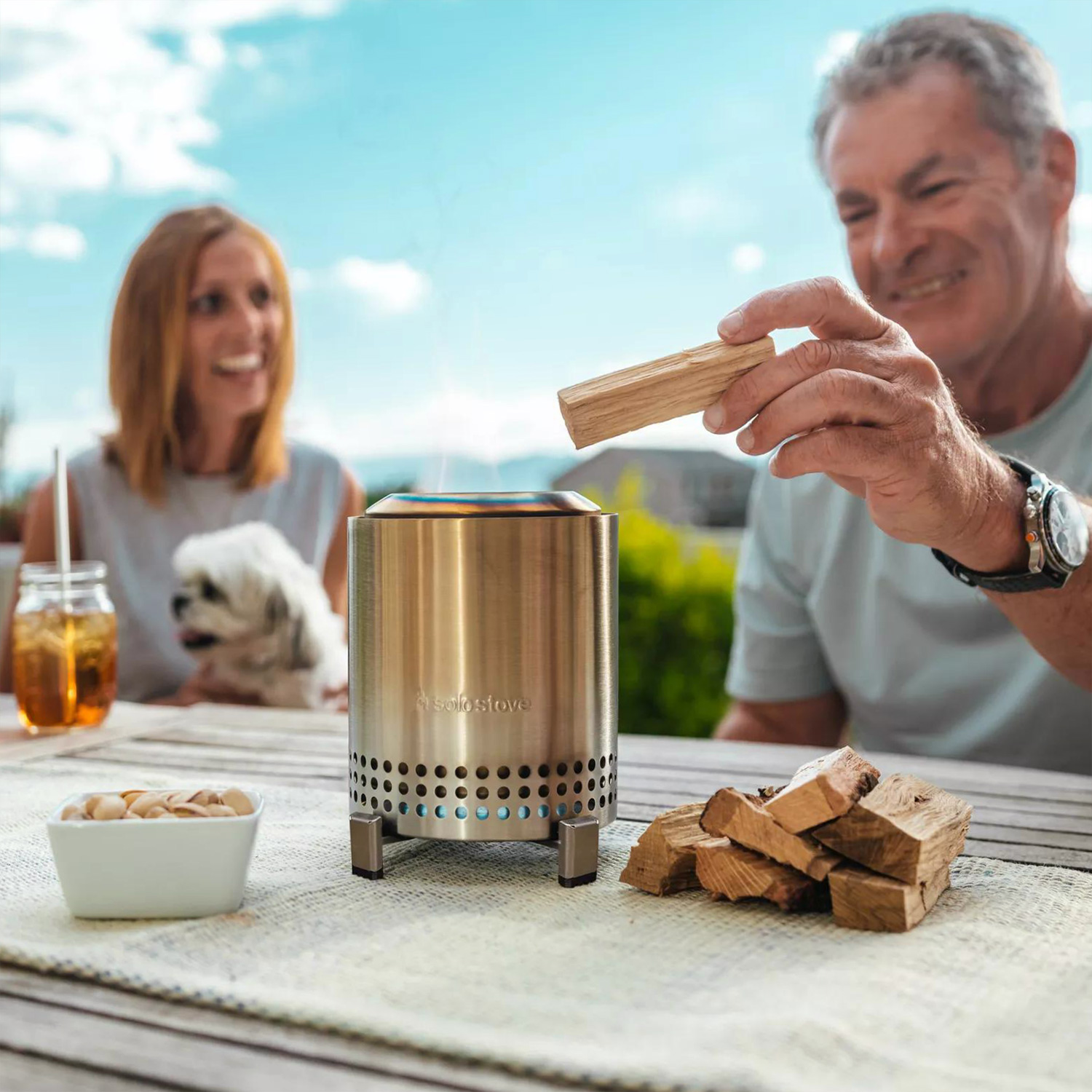 Solo Stove Mesa Tischfeuerstelle Edelstahl mit Ständer Solo Stove Mesa Tischfeuerstelle Edelstahl mit Ständer