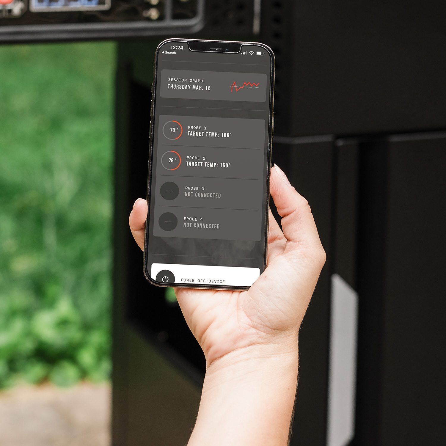 Masterbuilt AutoIgnite Series 545 Digitaler Smoker und Holzkohlegrill