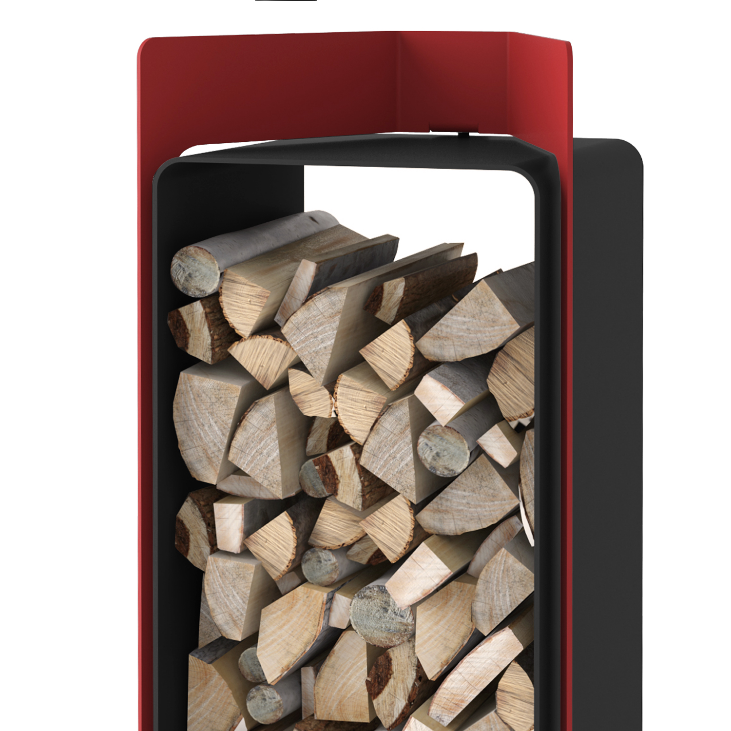 HS Flamingo Deluxe 4 Holzregal Rot HS Flamingo Deluxe 4 Holzregal Rot