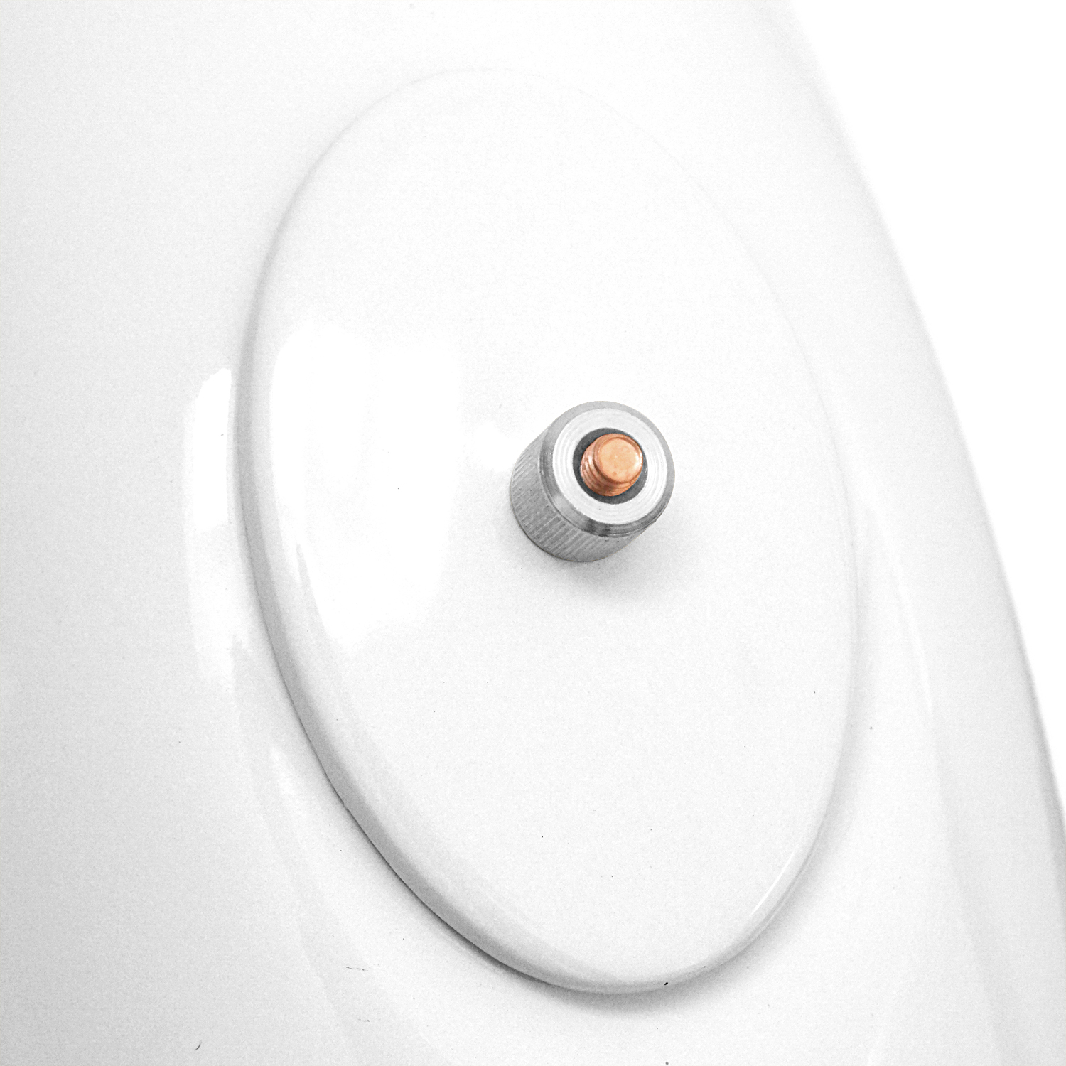 Raik Rauchrohrbogen / Ofenrohrbogen Emaille 120mm - 90° Bogen glatt Weiß mit Reinigungsöffnung
