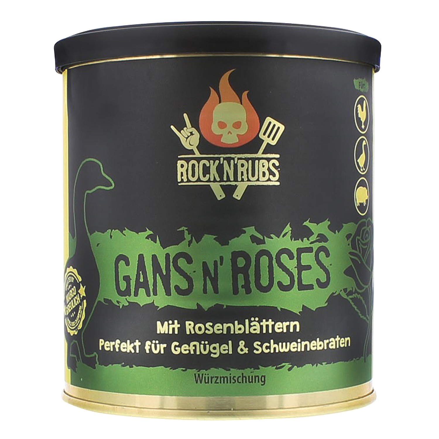 Rock'n'Rubs Gold Line Gans N' Roses 140 g Rock'n'Rubs Gold Line Gans N' Roses 140 g