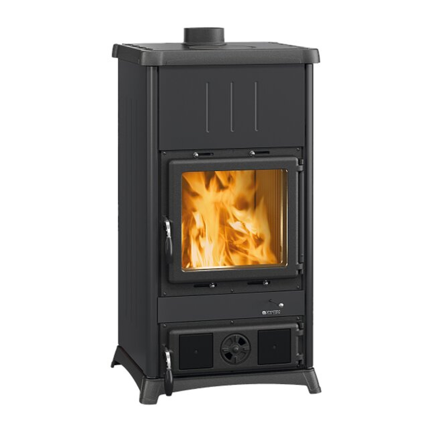 La Nordica FEDORA.16 STEEL - Anthrazit Schwarz Kaminofen