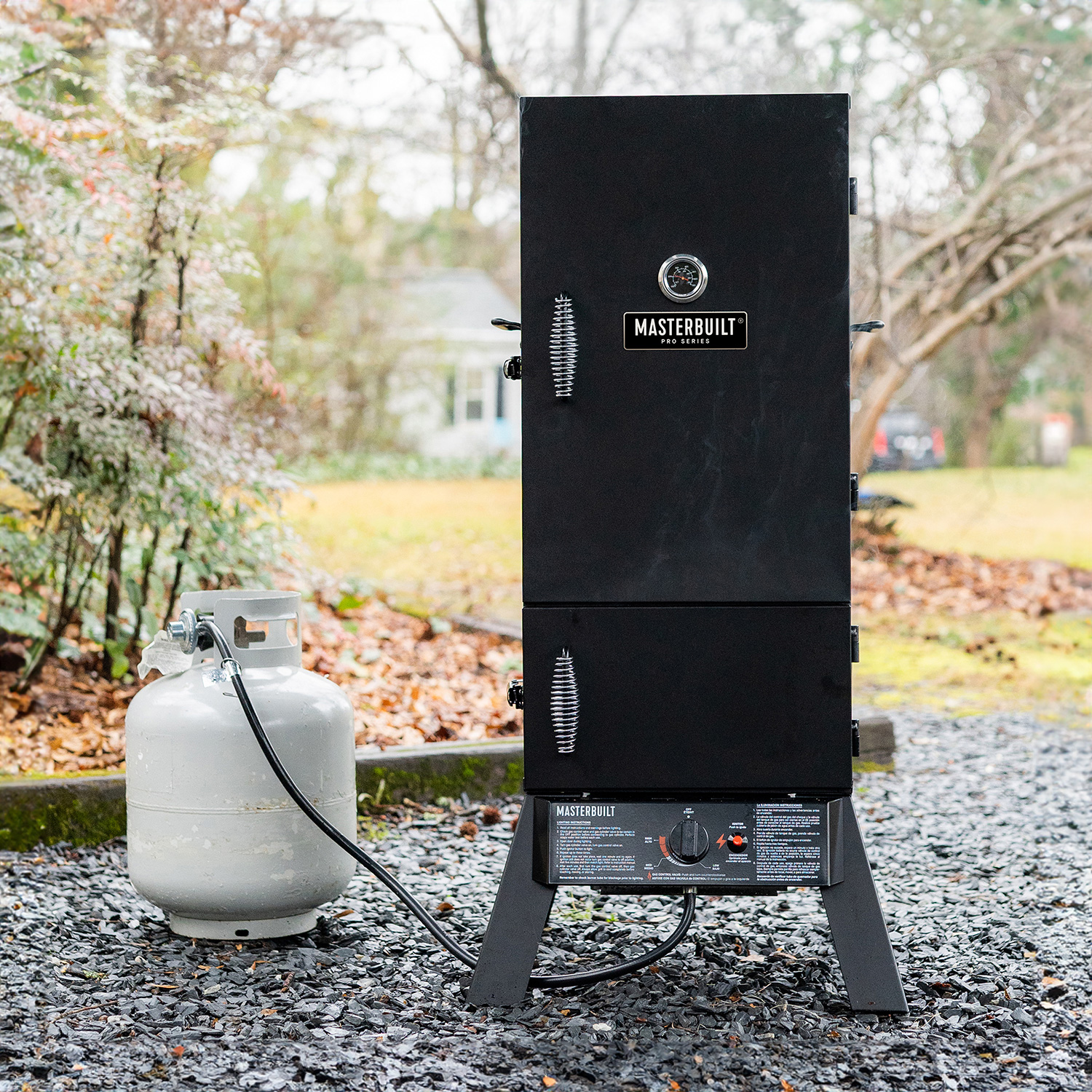 Masterbuilt Dual Fuel Smoker Schwarz