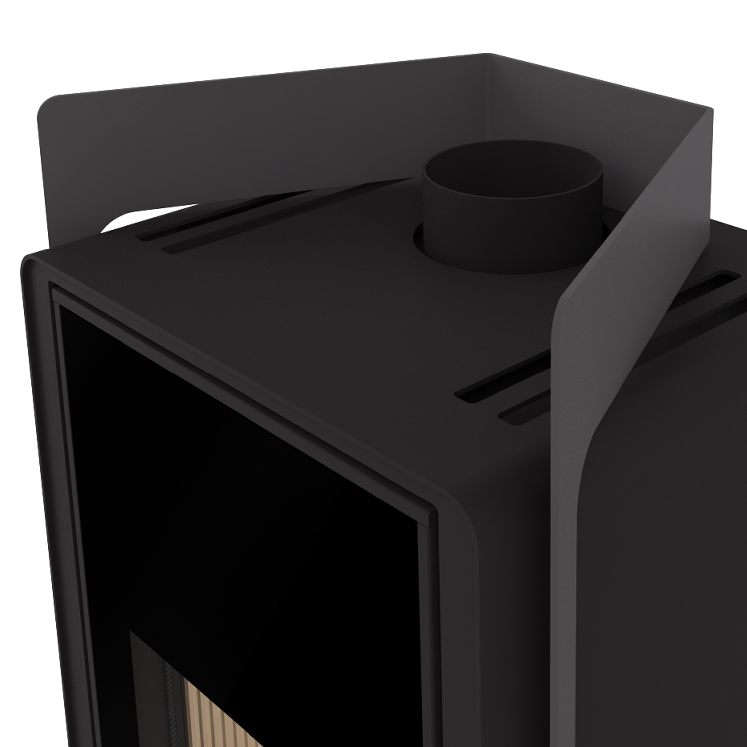 HS Flamingo Deluxe Pulau Kaminofen Grau