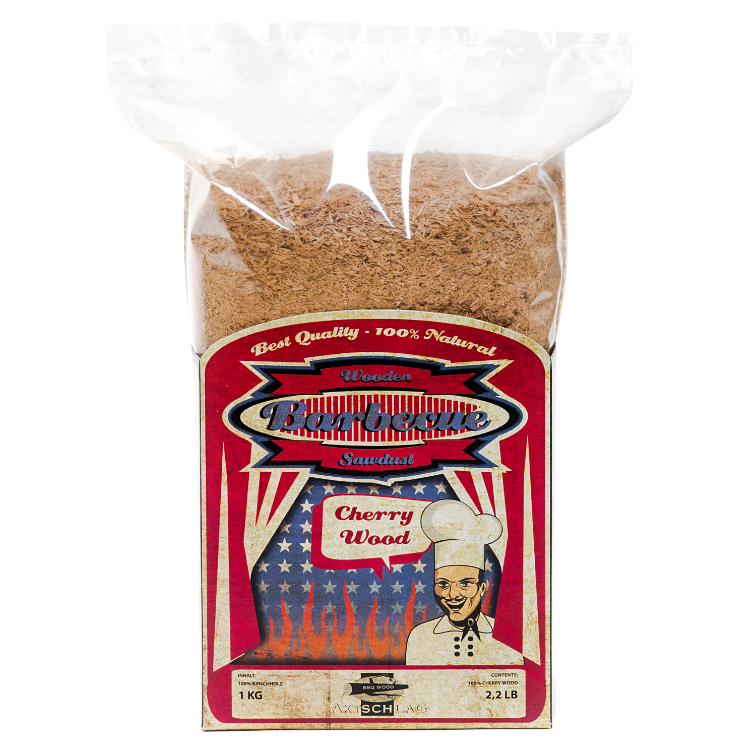 Axtschlag Sawdust Kirsche 1 kg Axtschlag Sawdust Kirsche 1 kg