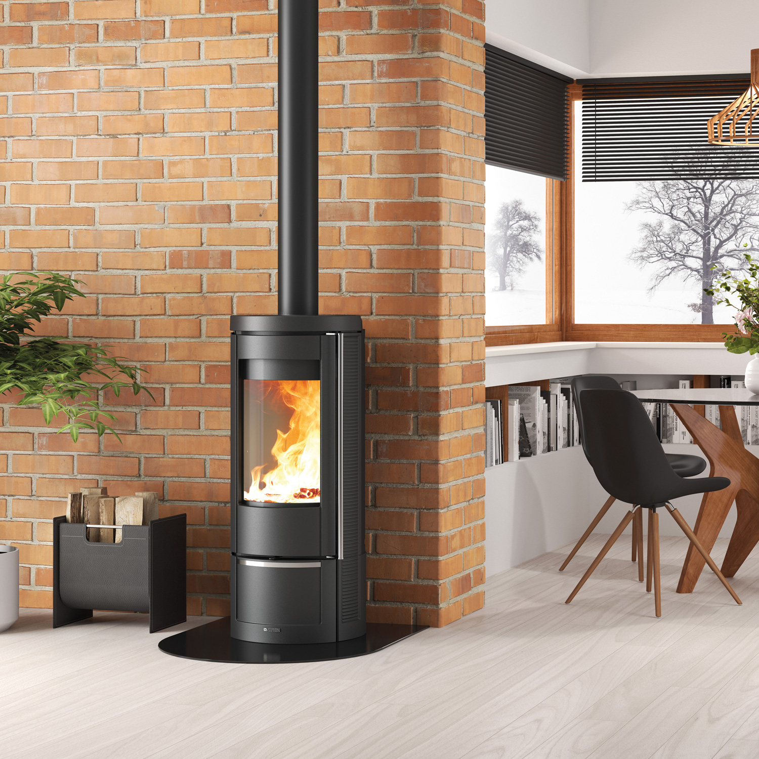 La Nordica Marlena 5.0 Kaminofen Gusseisen Schwarz