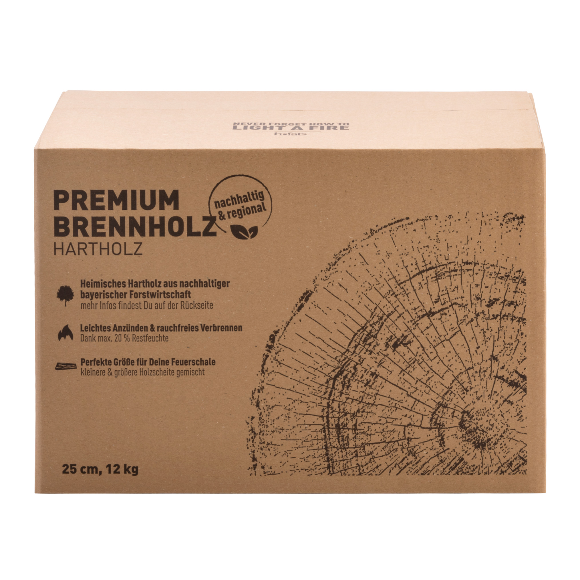 höfats Premium Brennholz 12kg