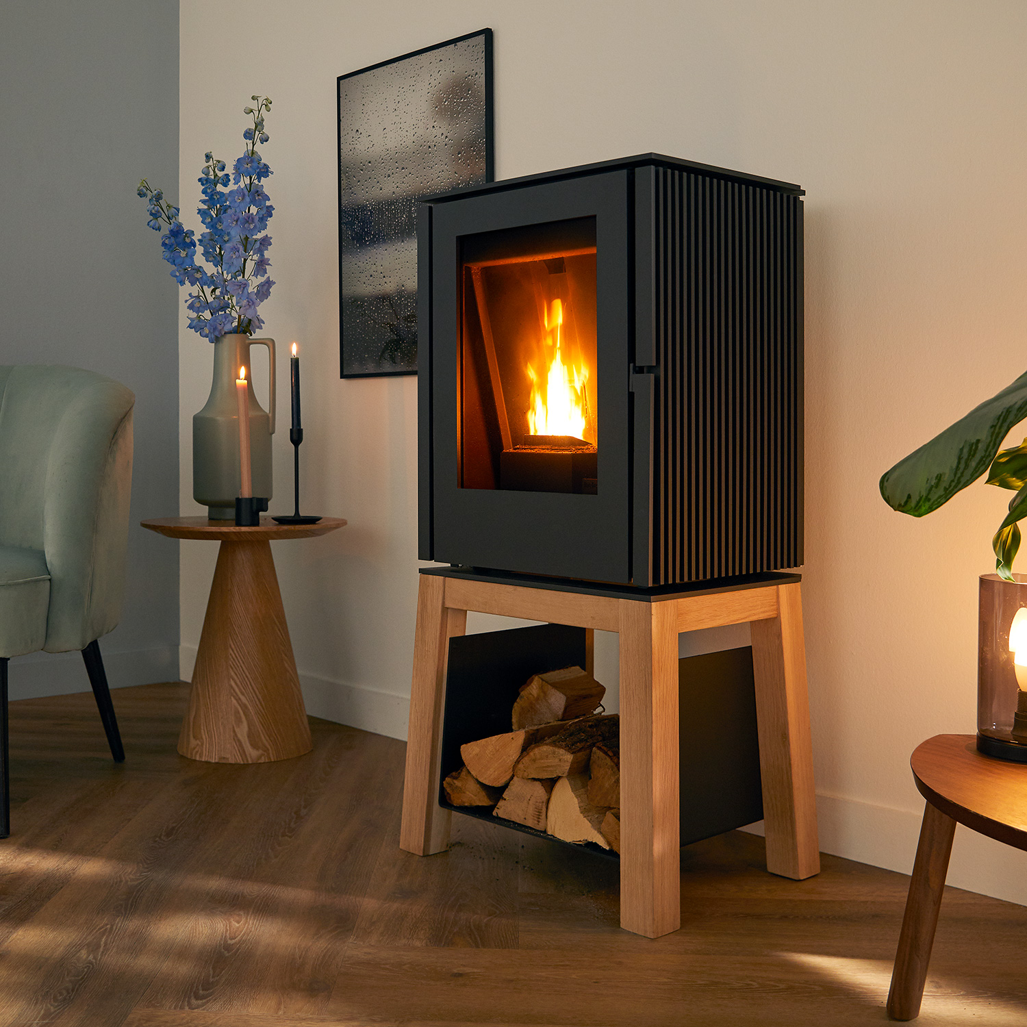 Schmitzker Cuby Pellet Pelletofen Schwarz Schmitzker Cuby Pellet Pelletofen Schwarz