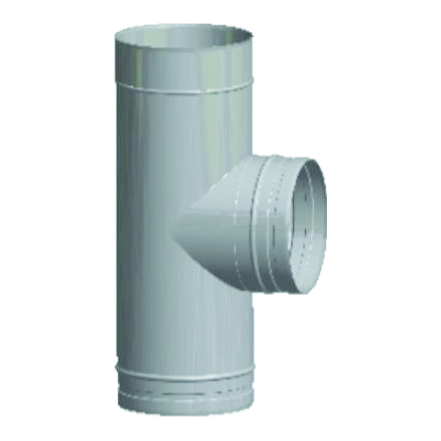 Schiedel PRIMA PLUS Inspektions T-Stück 90° H1 Ø130 mm einwandig matt